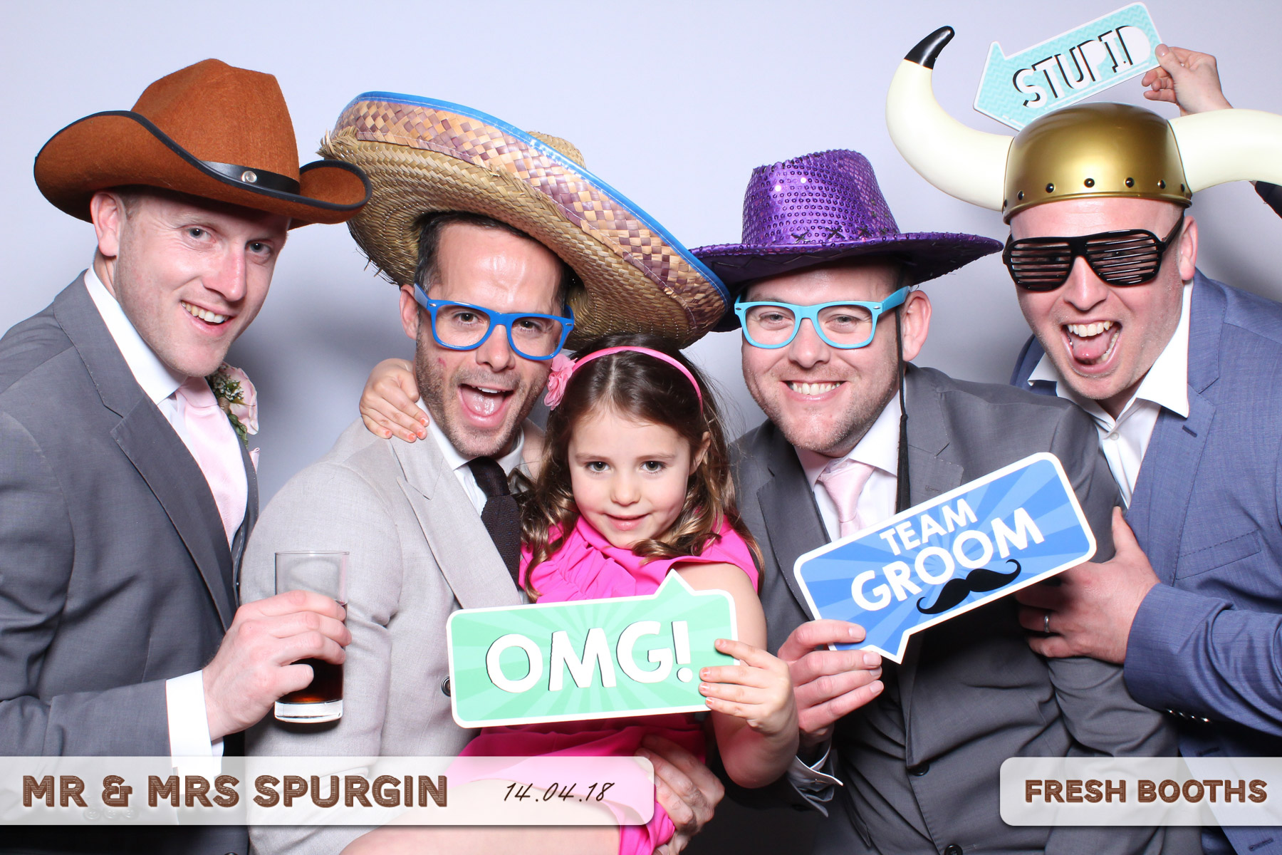 Mr & Mrs Spurgin | View more photos from the event at gallery.freshbooths.com/u/FreshBooths/Mr-Mrs-Spurgin