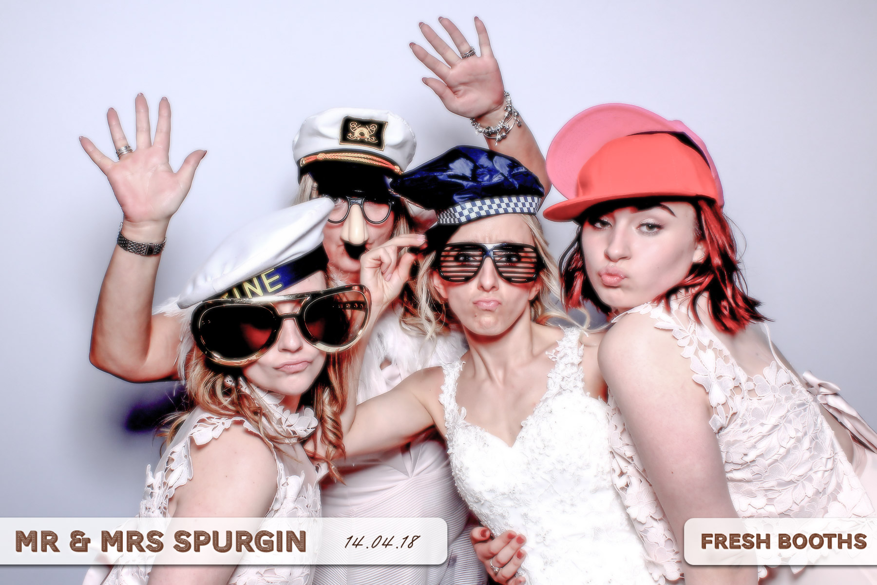 Mr & Mrs Spurgin | View more photos from the event at gallery.freshbooths.com/u/FreshBooths/Mr-Mrs-Spurgin