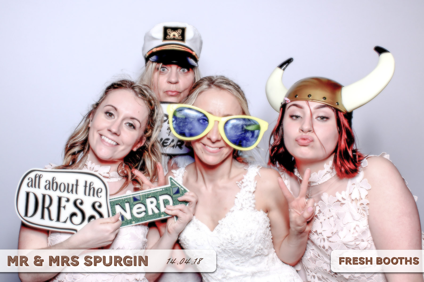 Mr & Mrs Spurgin | View more photos from the event at gallery.freshbooths.com/u/FreshBooths/Mr-Mrs-Spurgin