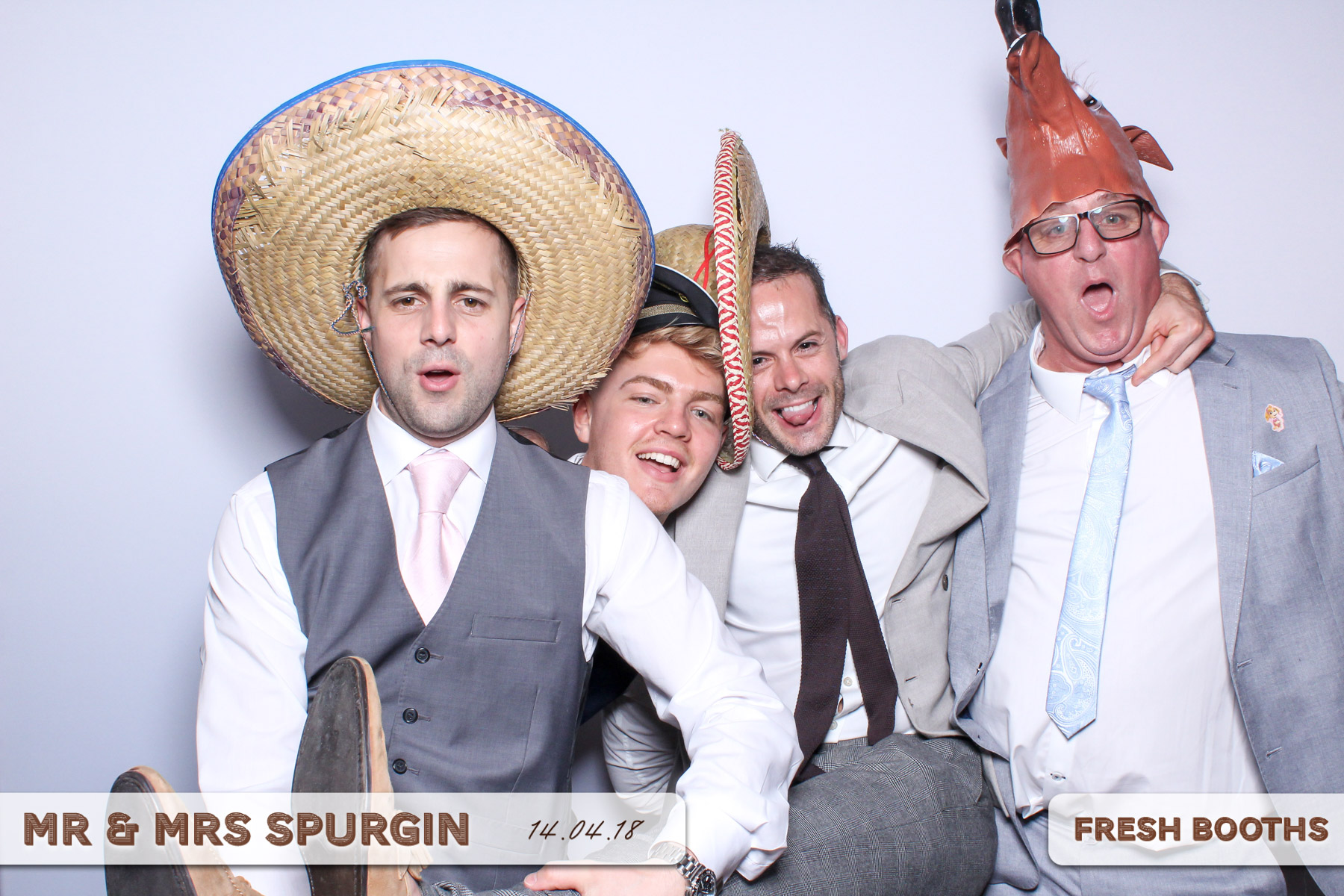 Mr & Mrs Spurgin | View more photos from the event at gallery.freshbooths.com/u/FreshBooths/Mr-Mrs-Spurgin