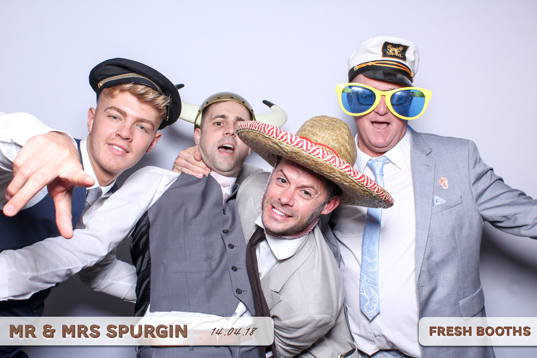 Mr & Mrs Spurgin | View more photos from the event at gallery.freshbooths.com/u/FreshBooths/Mr-Mrs-Spurgin