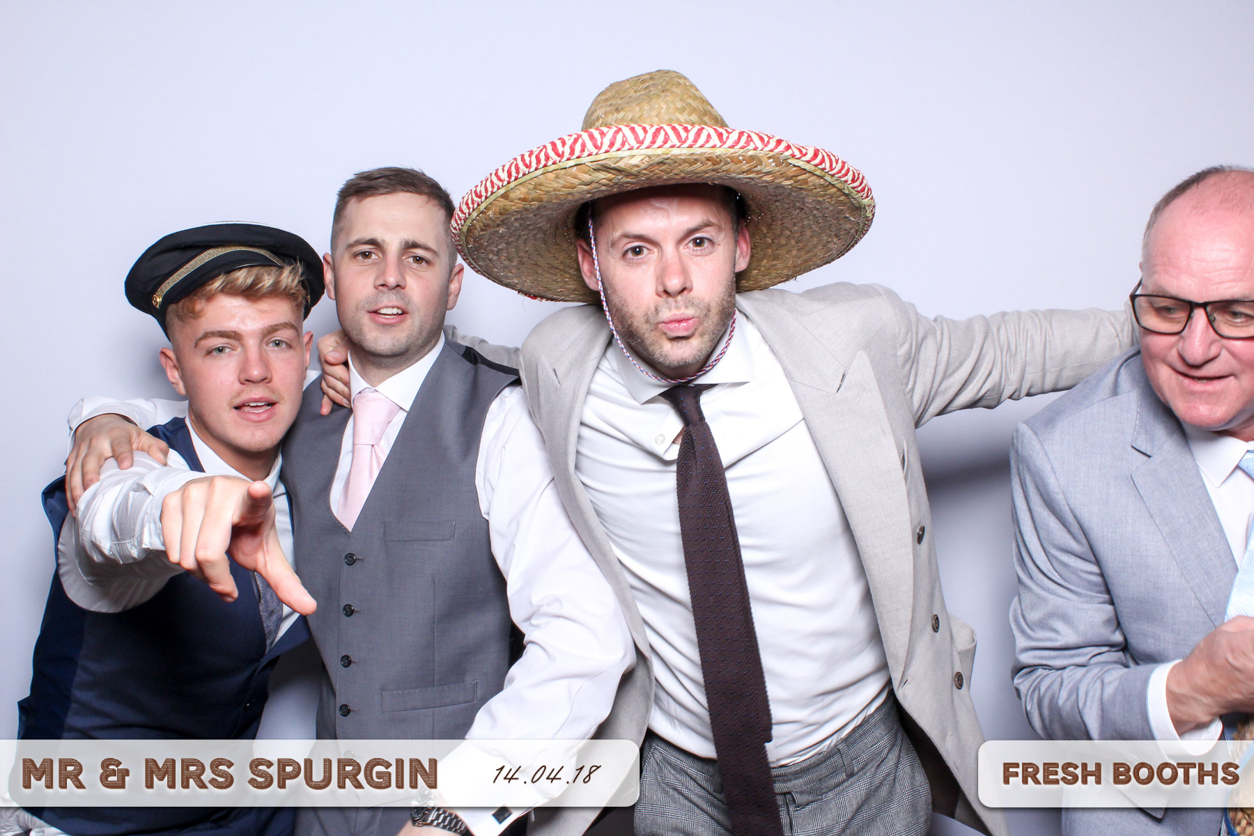 Mr & Mrs Spurgin | View more photos from the event at gallery.freshbooths.com/u/FreshBooths/Mr-Mrs-Spurgin