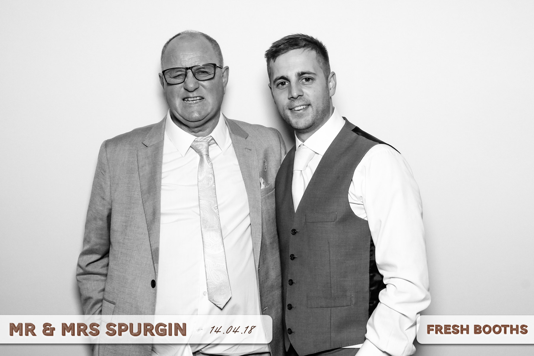 Mr & Mrs Spurgin | View more photos from the event at gallery.freshbooths.com/u/FreshBooths/Mr-Mrs-Spurgin