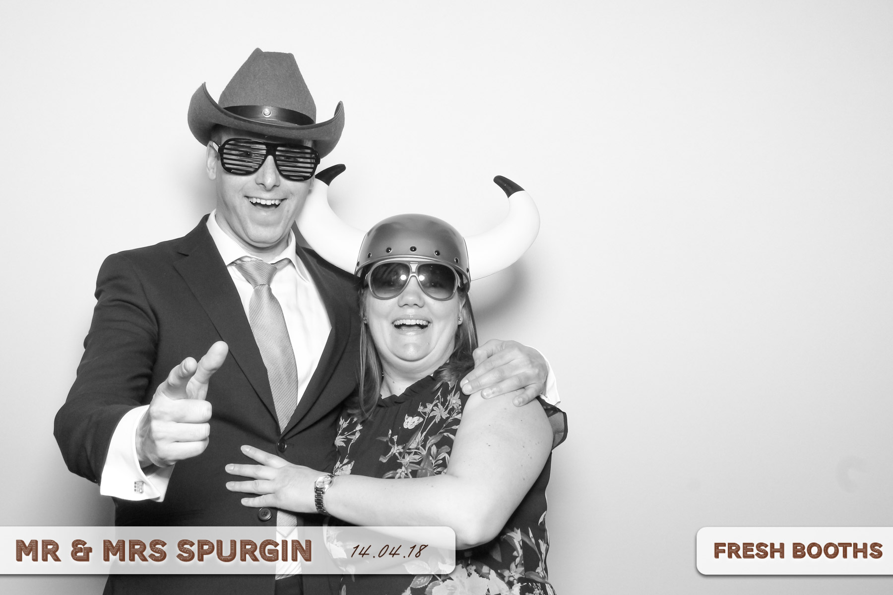 Mr & Mrs Spurgin | View more photos from the event at gallery.freshbooths.com/u/FreshBooths/Mr-Mrs-Spurgin