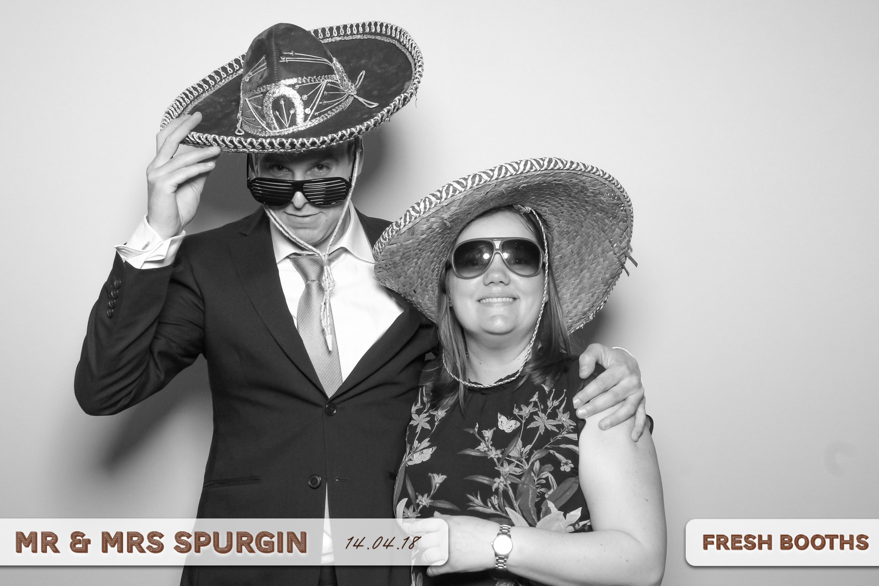 Mr & Mrs Spurgin | View more photos from the event at gallery.freshbooths.com/u/FreshBooths/Mr-Mrs-Spurgin