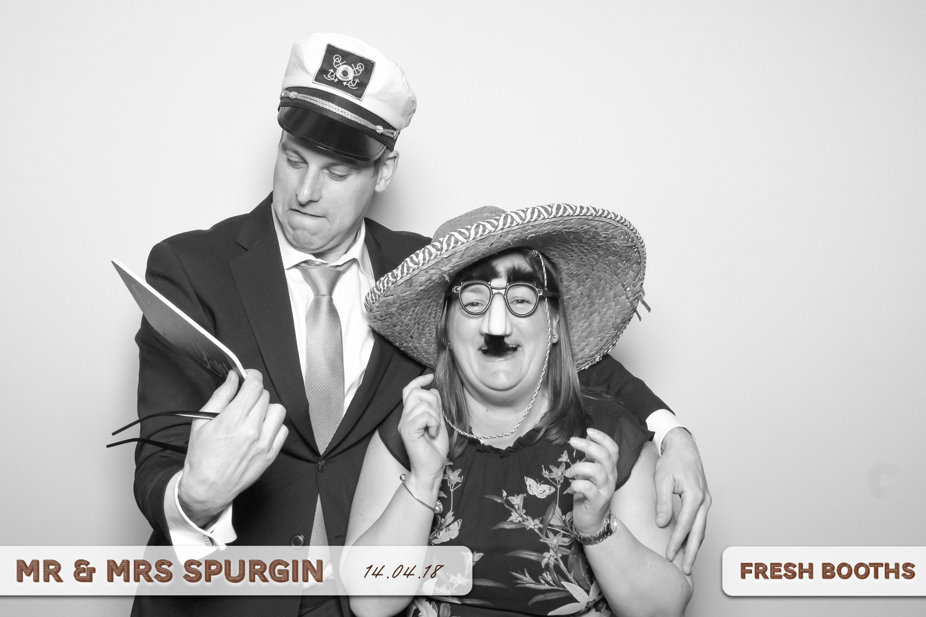 Mr & Mrs Spurgin | View more photos from the event at gallery.freshbooths.com/u/FreshBooths/Mr-Mrs-Spurgin