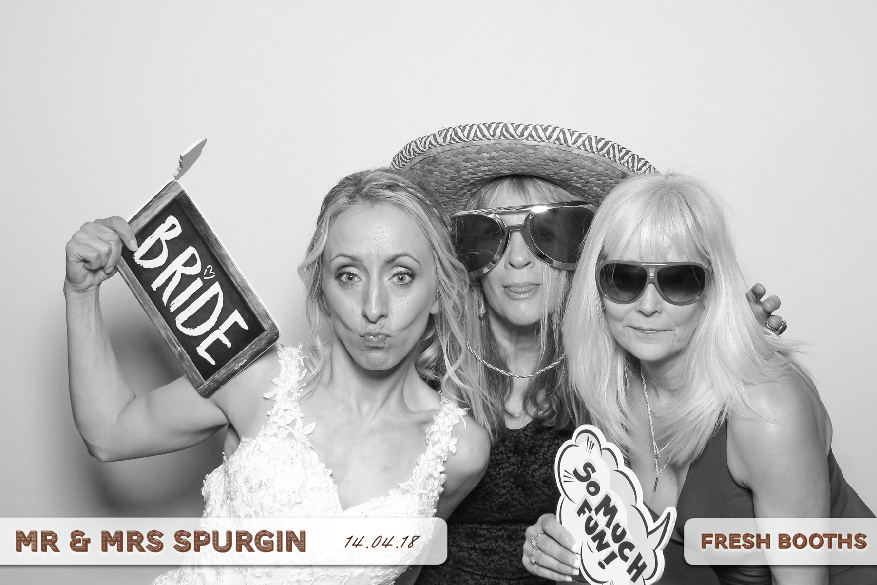 Mr & Mrs Spurgin | View more photos from the event at gallery.freshbooths.com/u/FreshBooths/Mr-Mrs-Spurgin