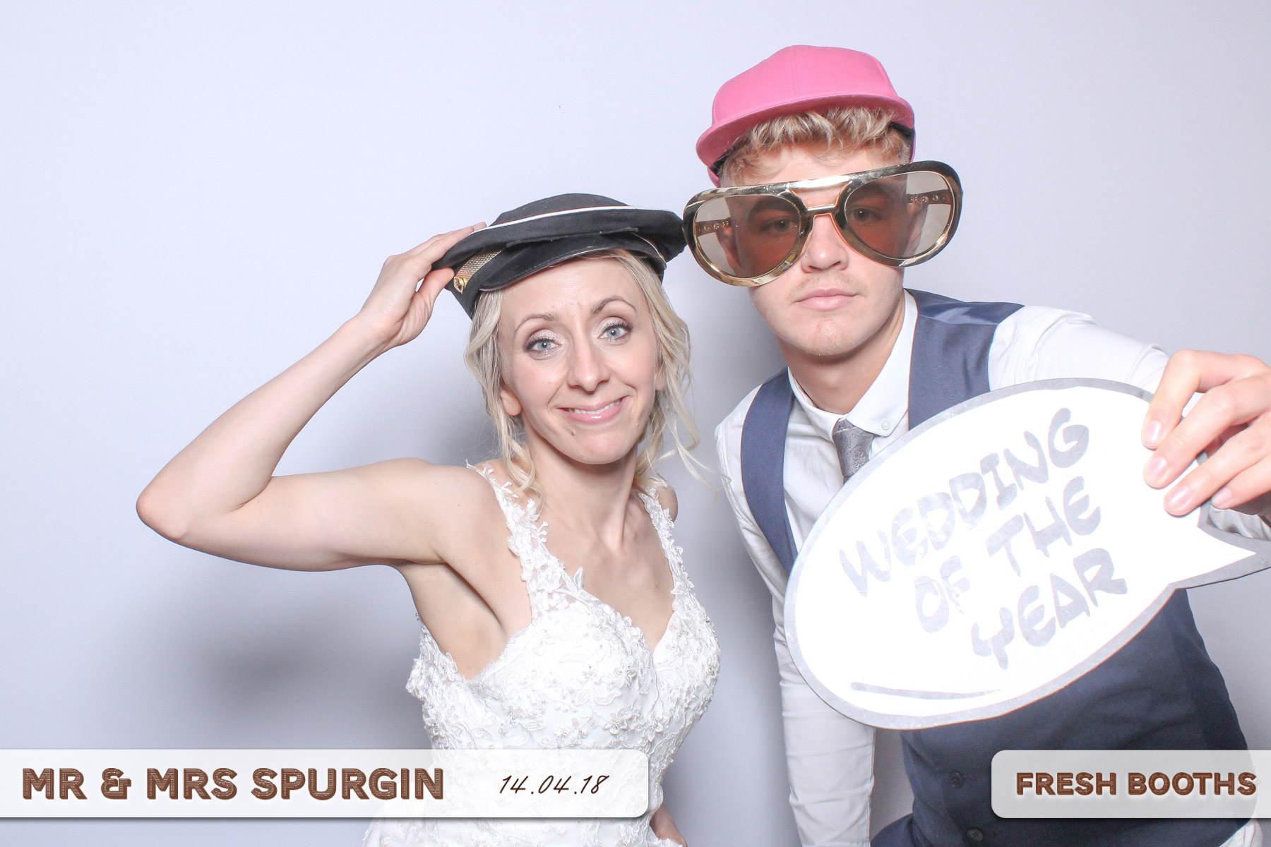 Mr & Mrs Spurgin | View more photos from the event at gallery.freshbooths.com/u/FreshBooths/Mr-Mrs-Spurgin