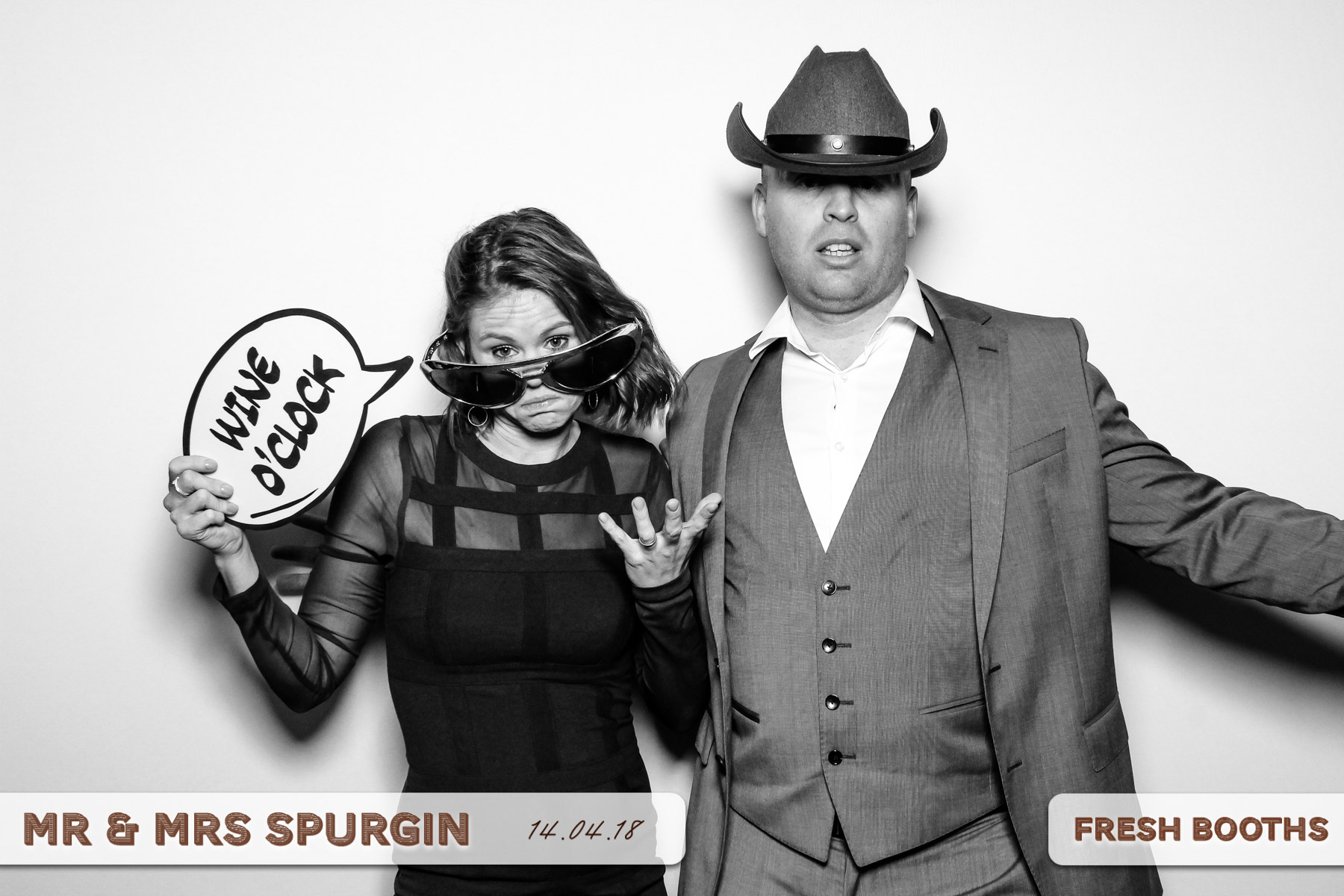 Mr & Mrs Spurgin | View more photos from the event at gallery.freshbooths.com/u/FreshBooths/Mr-Mrs-Spurgin