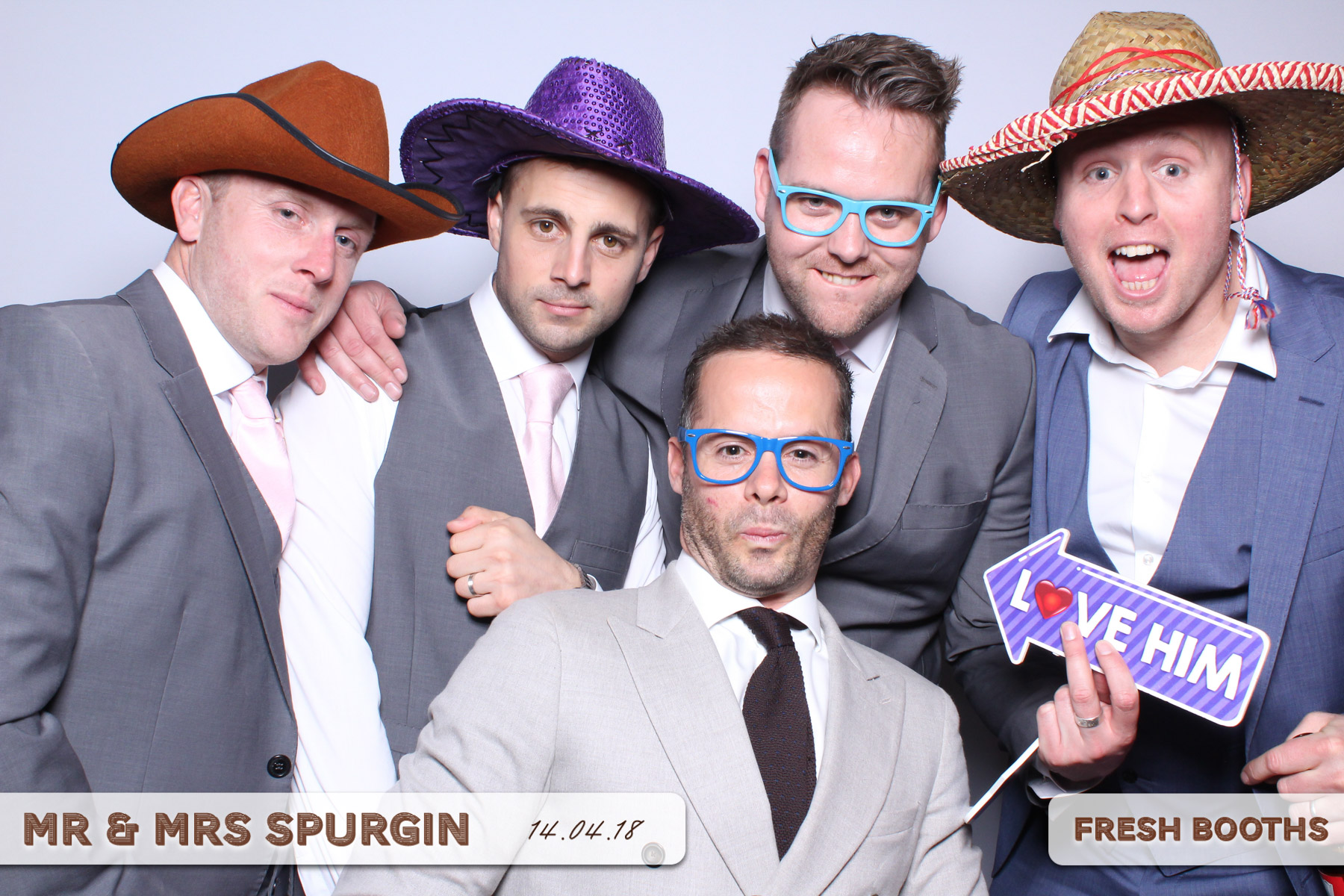 Mr & Mrs Spurgin | View more photos from the event at gallery.freshbooths.com/u/FreshBooths/Mr-Mrs-Spurgin