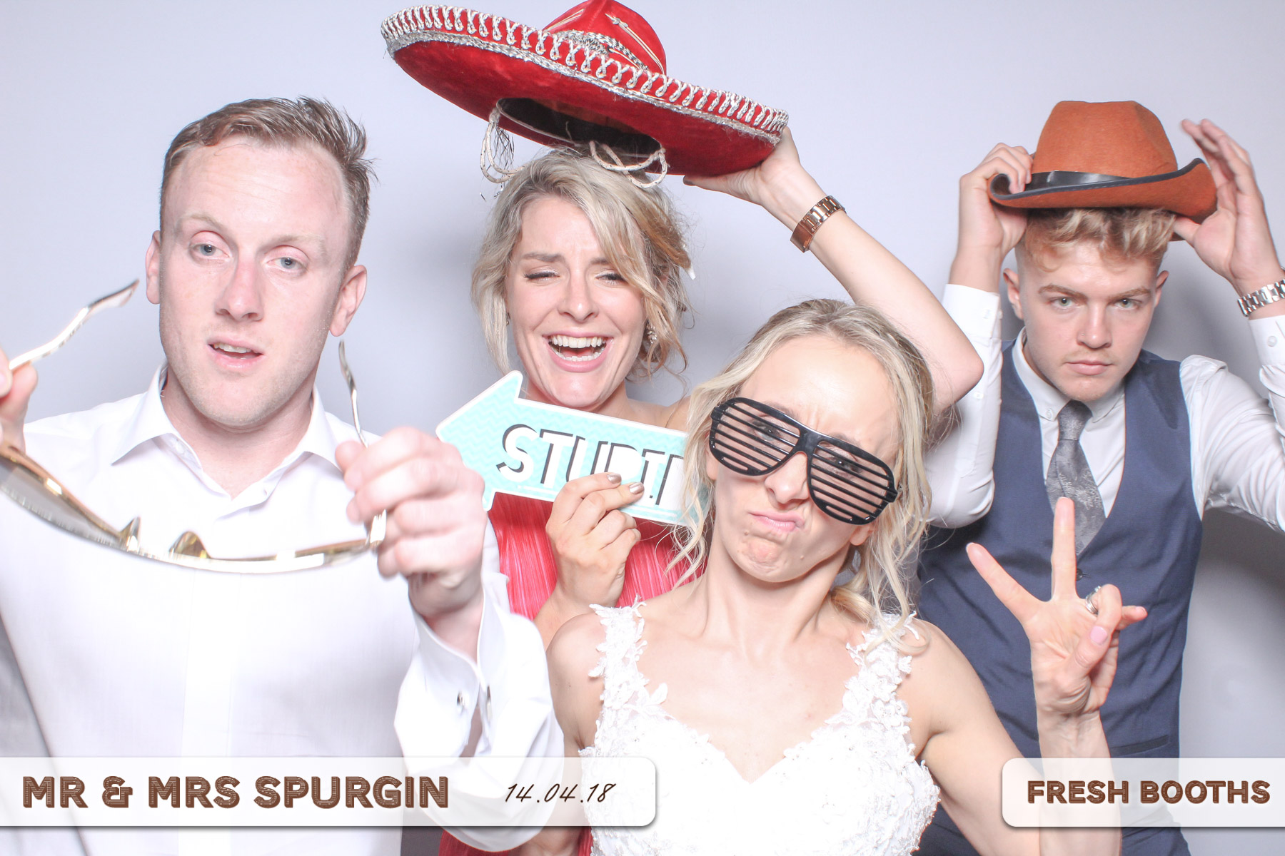 Mr & Mrs Spurgin | View more photos from the event at gallery.freshbooths.com/u/FreshBooths/Mr-Mrs-Spurgin