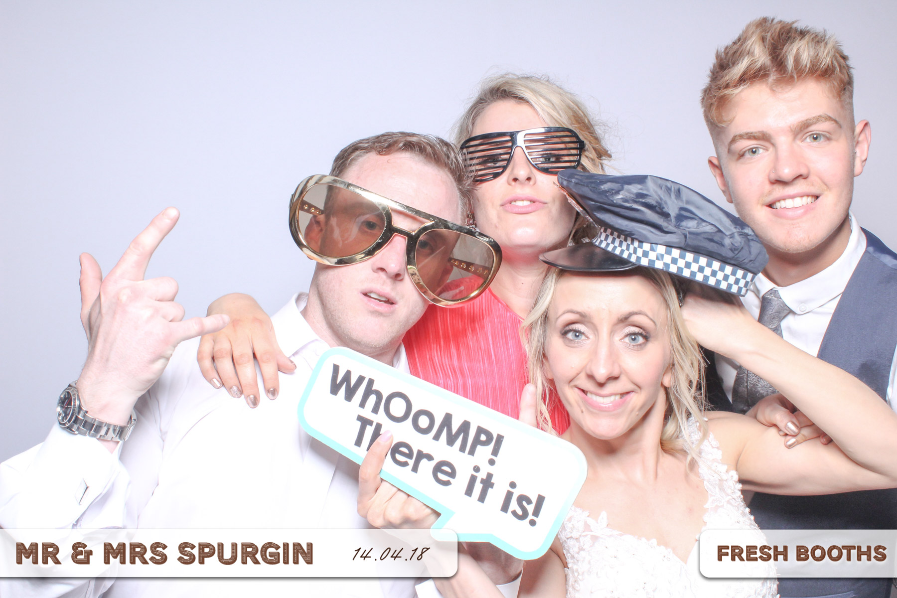 Mr & Mrs Spurgin | View more photos from the event at gallery.freshbooths.com/u/FreshBooths/Mr-Mrs-Spurgin