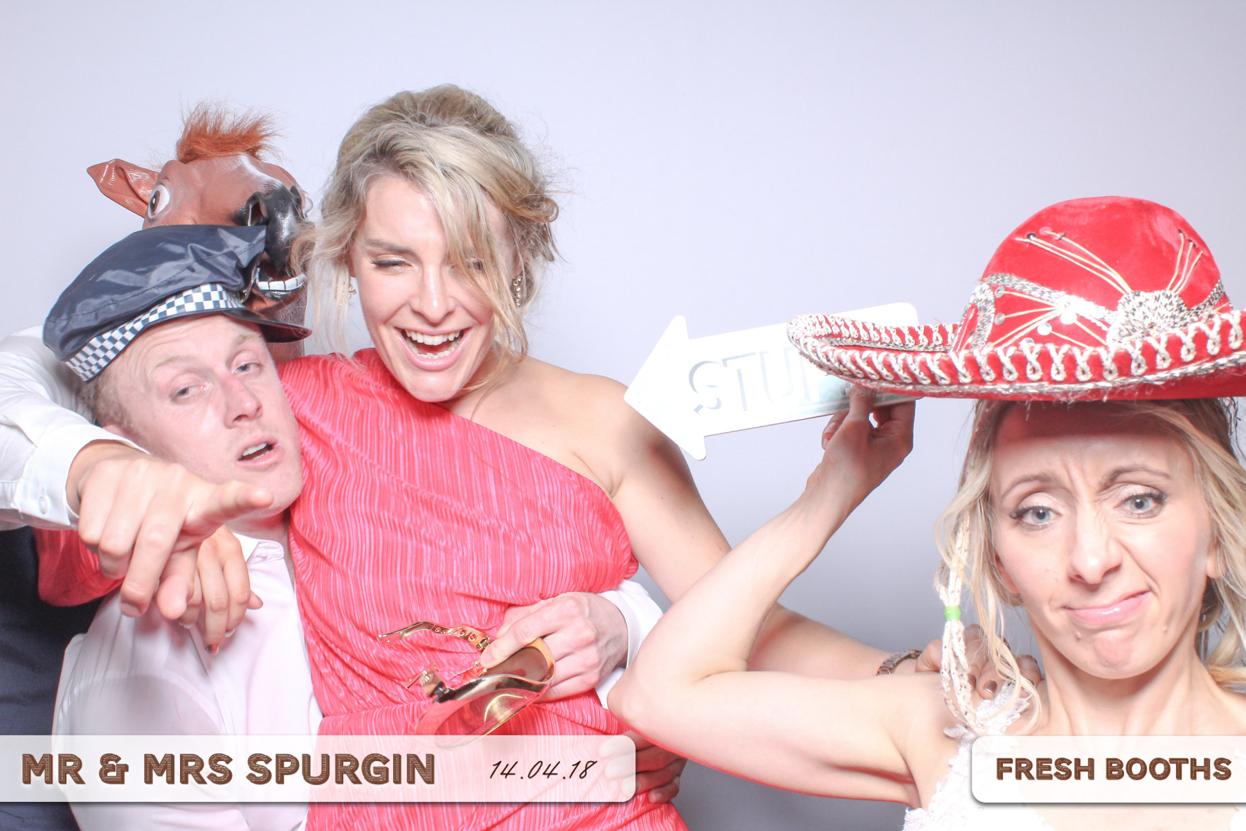 Mr & Mrs Spurgin | View more photos from the event at gallery.freshbooths.com/u/FreshBooths/Mr-Mrs-Spurgin