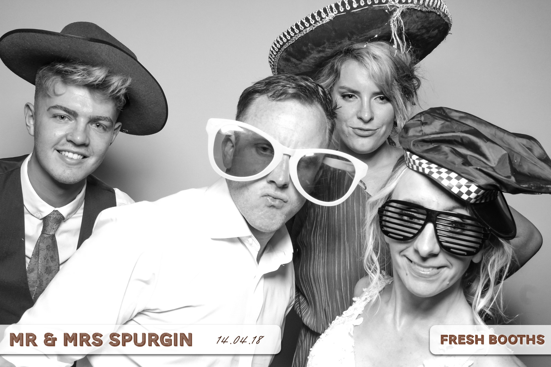 Mr & Mrs Spurgin | View more photos from the event at gallery.freshbooths.com/u/FreshBooths/Mr-Mrs-Spurgin