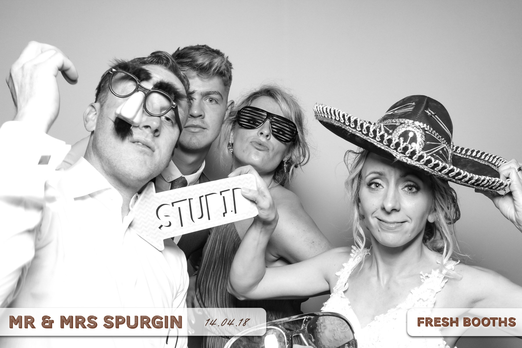 Mr & Mrs Spurgin | View more photos from the event at gallery.freshbooths.com/u/FreshBooths/Mr-Mrs-Spurgin