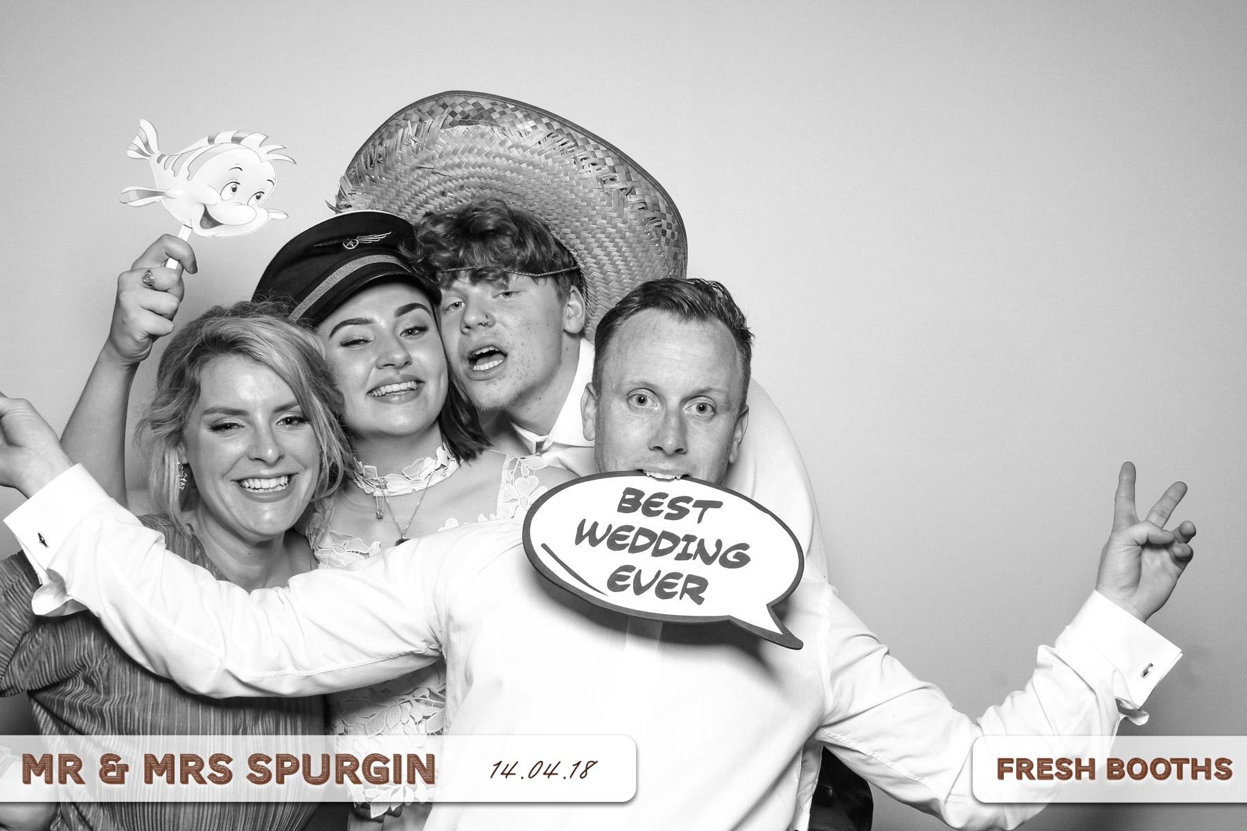 Mr & Mrs Spurgin | View more photos from the event at gallery.freshbooths.com/u/FreshBooths/Mr-Mrs-Spurgin