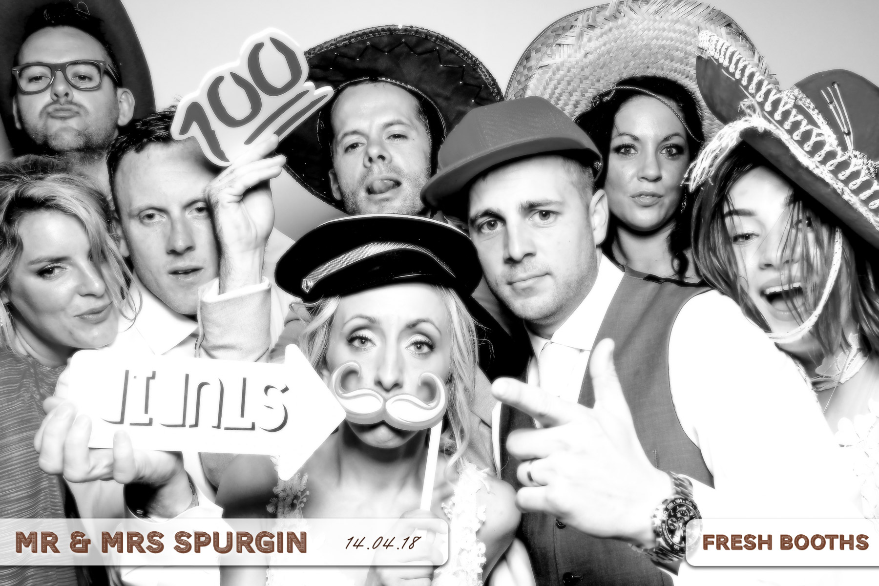 Mr & Mrs Spurgin | View more photos from the event at gallery.freshbooths.com/u/FreshBooths/Mr-Mrs-Spurgin