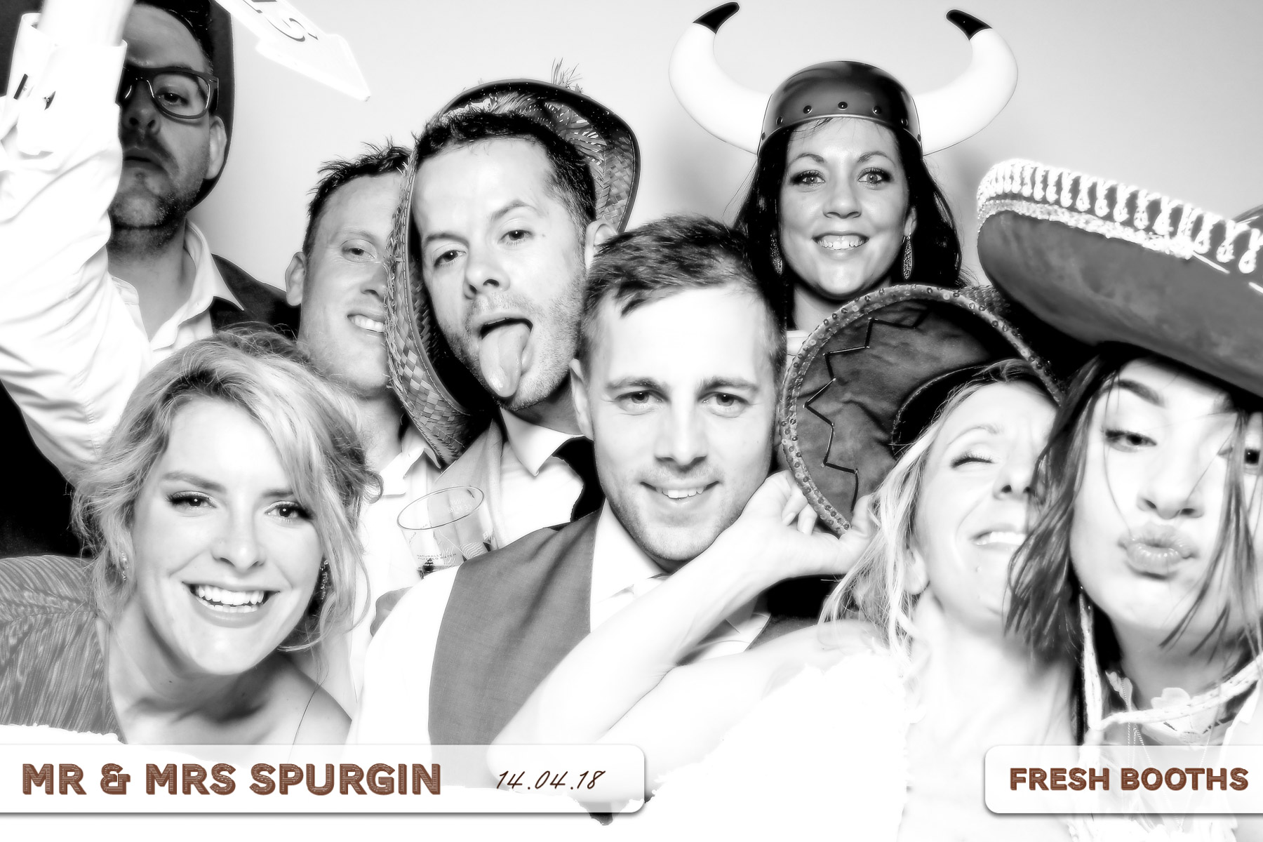 Mr & Mrs Spurgin | View more photos from the event at gallery.freshbooths.com/u/FreshBooths/Mr-Mrs-Spurgin