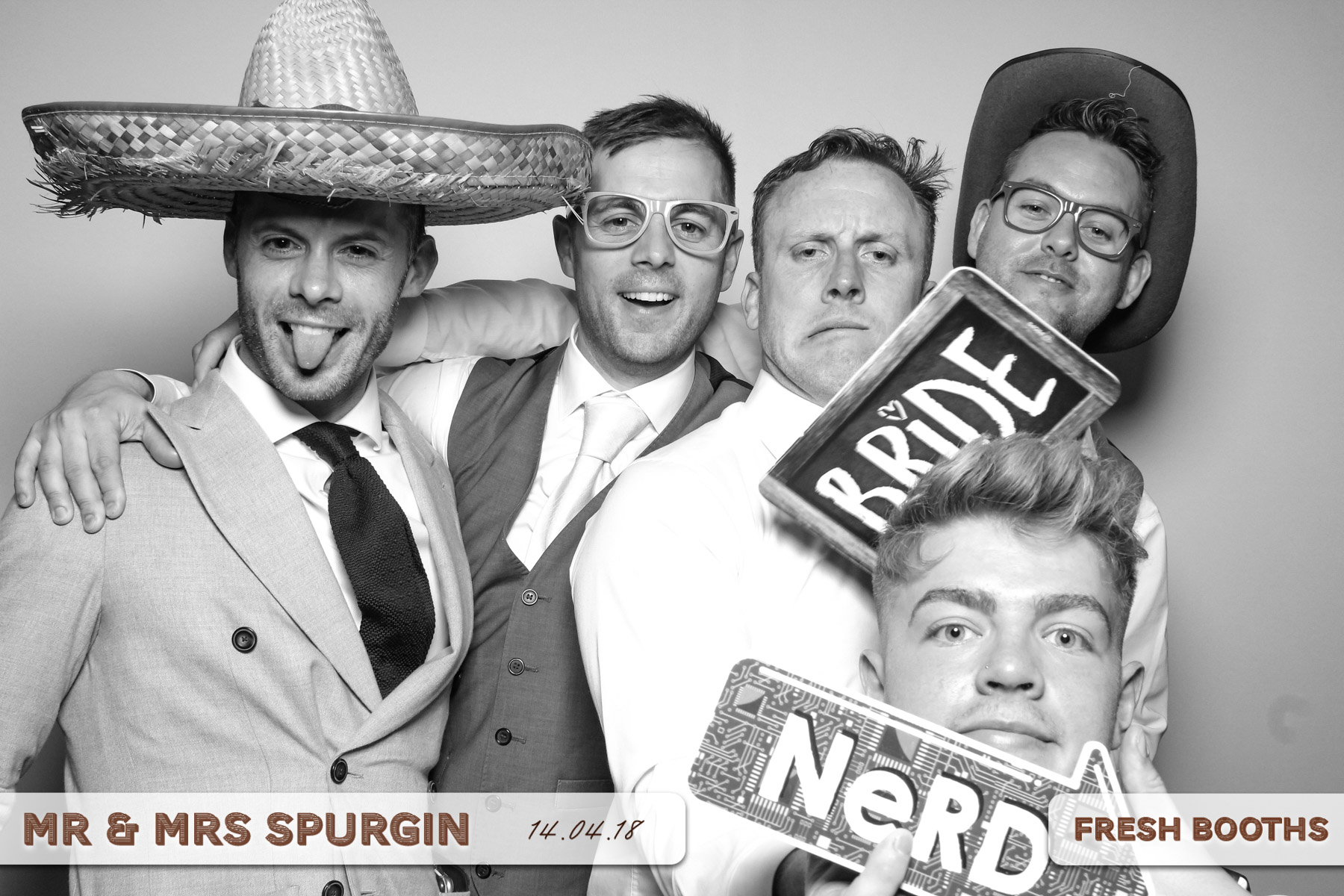 Mr & Mrs Spurgin | View more photos from the event at gallery.freshbooths.com/u/FreshBooths/Mr-Mrs-Spurgin