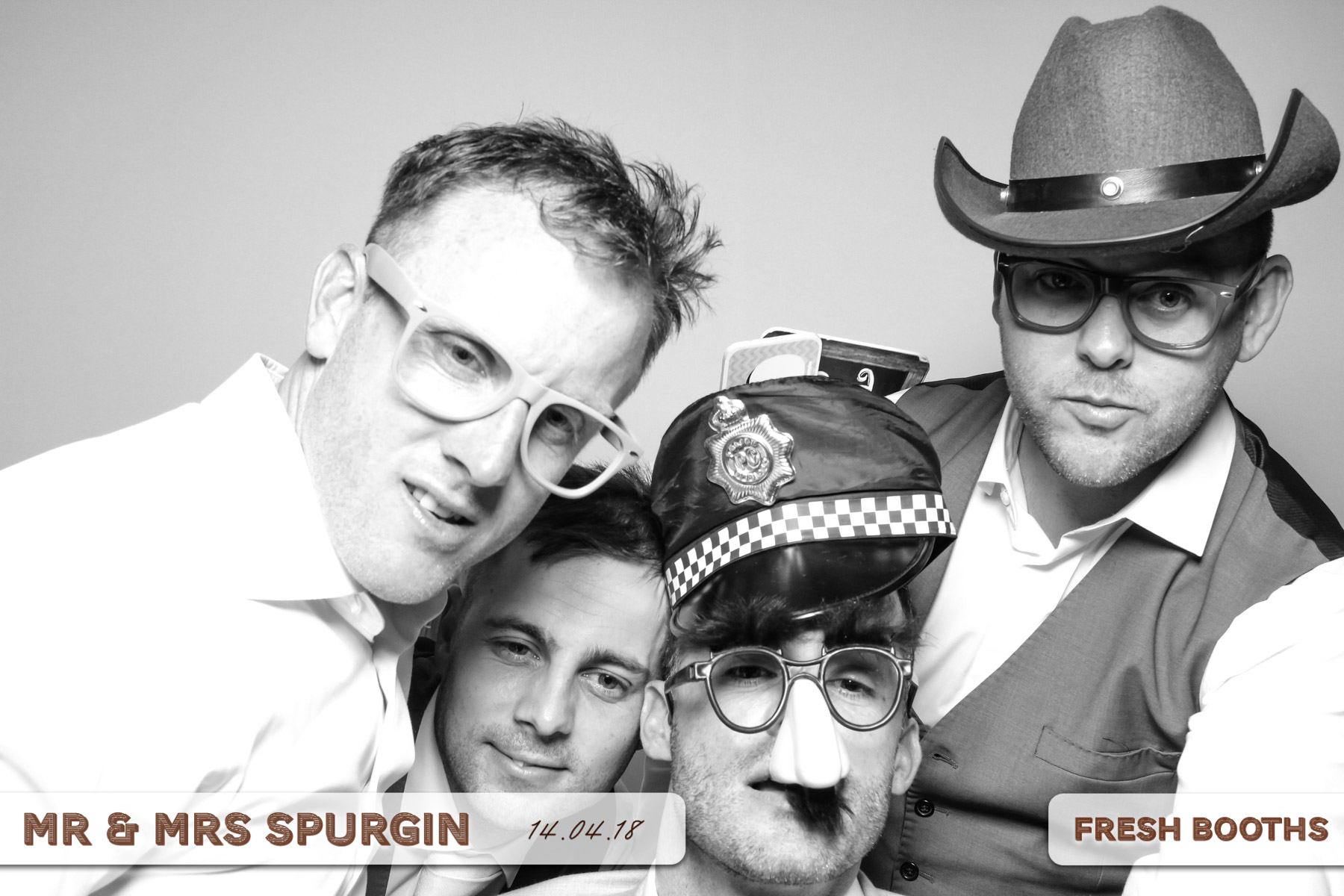 Mr & Mrs Spurgin | View more photos from the event at gallery.freshbooths.com/u/FreshBooths/Mr-Mrs-Spurgin