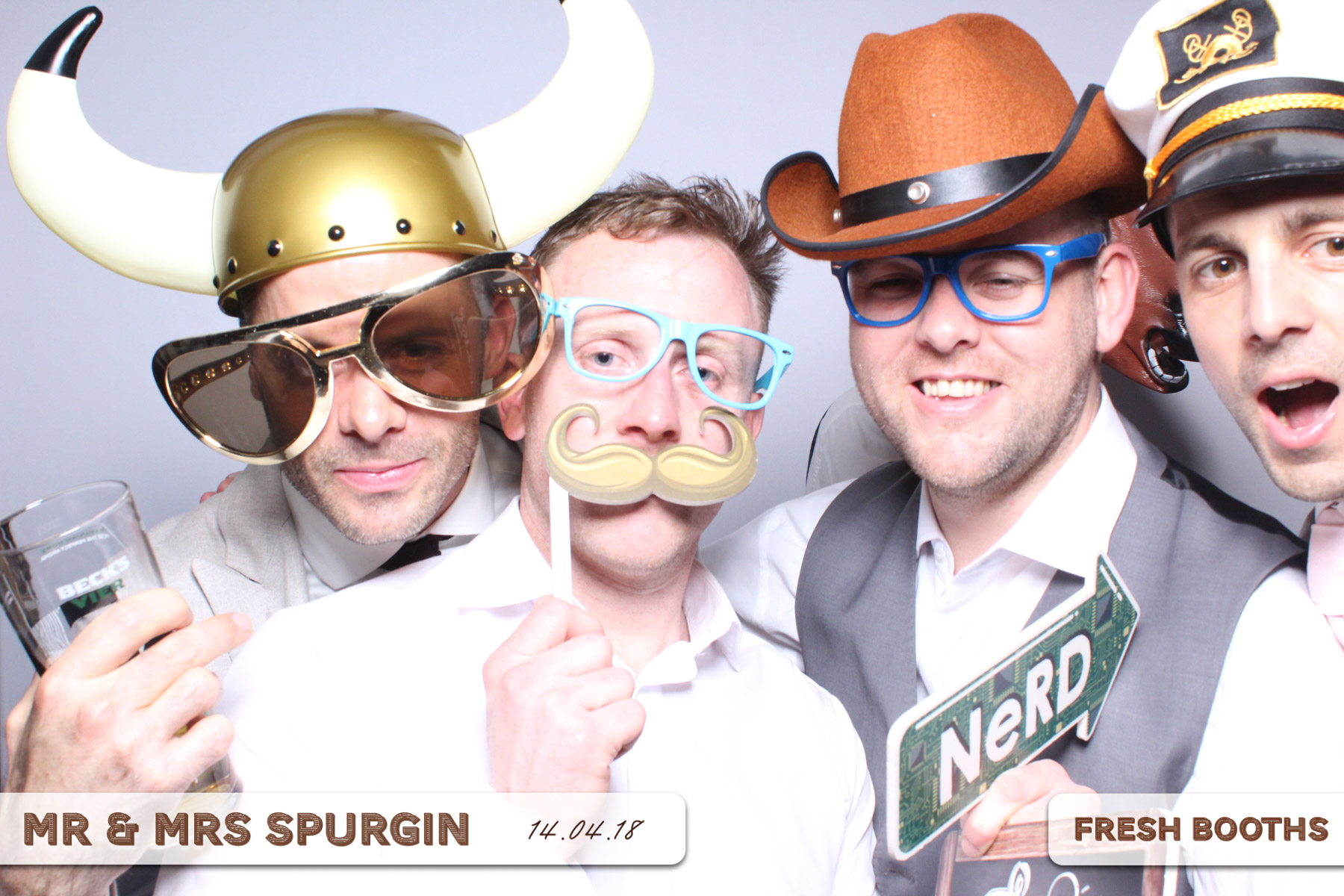 Mr & Mrs Spurgin | View more photos from the event at gallery.freshbooths.com/u/FreshBooths/Mr-Mrs-Spurgin