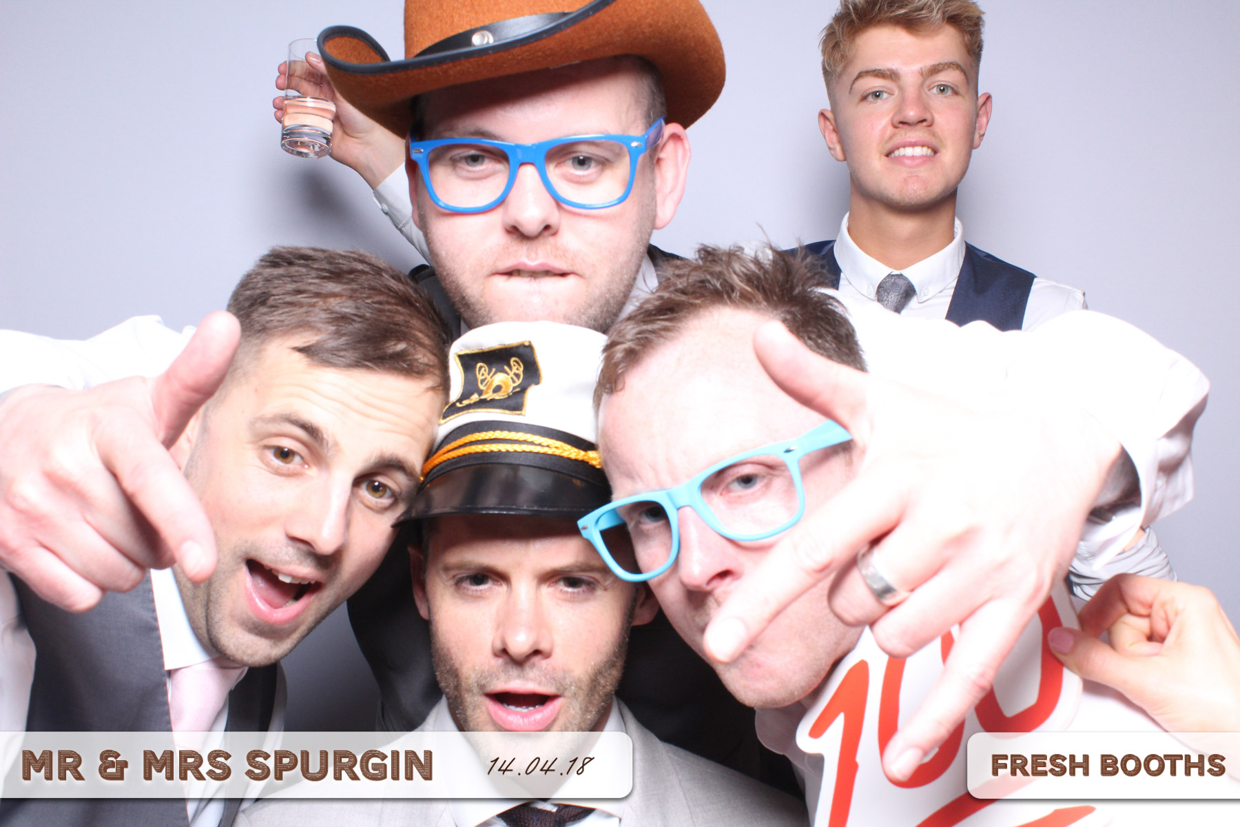 Mr & Mrs Spurgin | View more photos from the event at gallery.freshbooths.com/u/FreshBooths/Mr-Mrs-Spurgin
