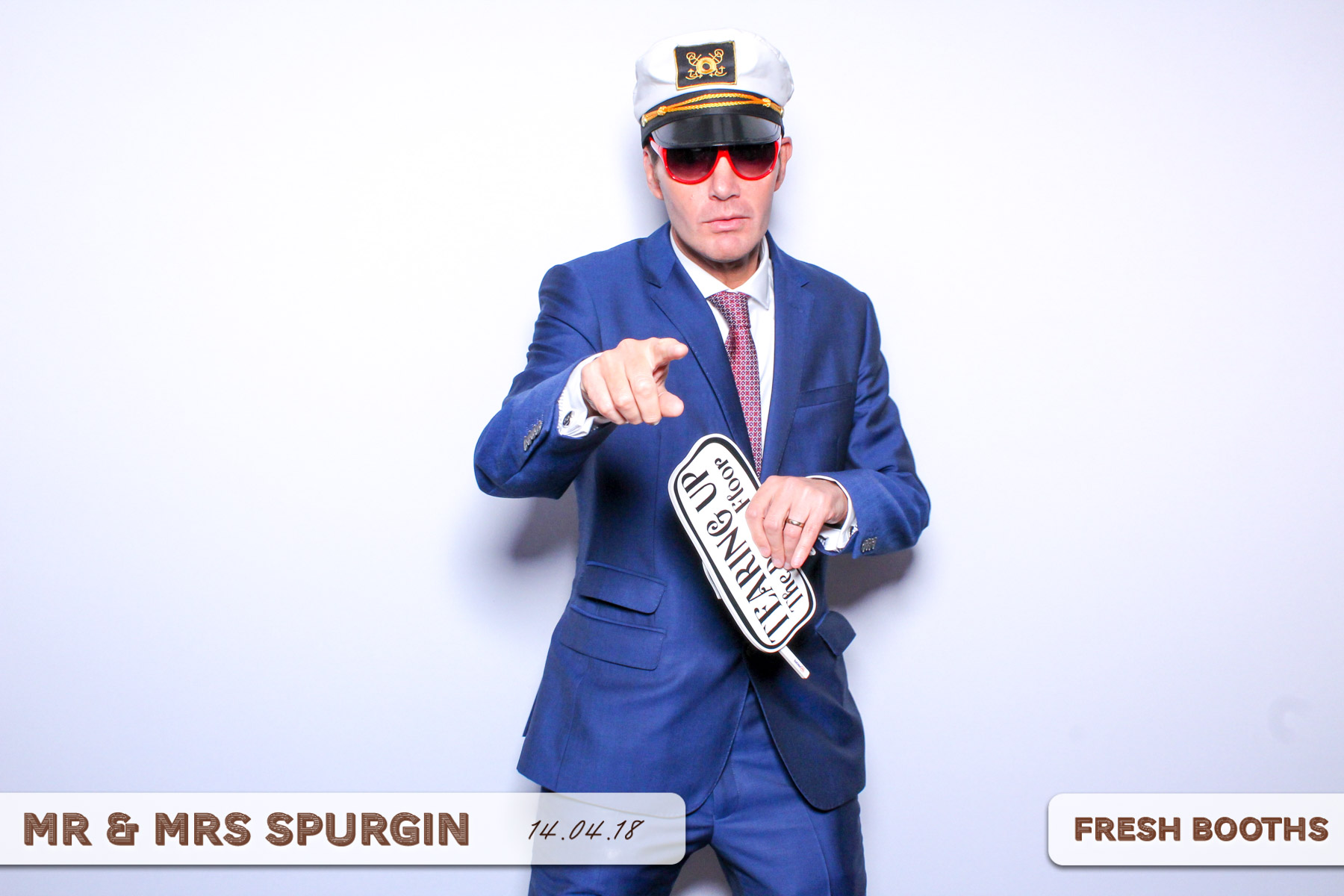 Mr & Mrs Spurgin | View more photos from the event at gallery.freshbooths.com/u/FreshBooths/Mr-Mrs-Spurgin