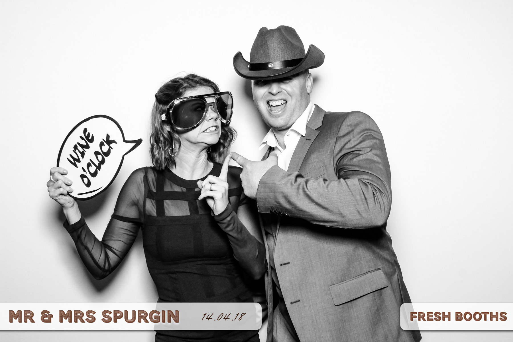 Mr & Mrs Spurgin | View more photos from the event at gallery.freshbooths.com/u/FreshBooths/Mr-Mrs-Spurgin