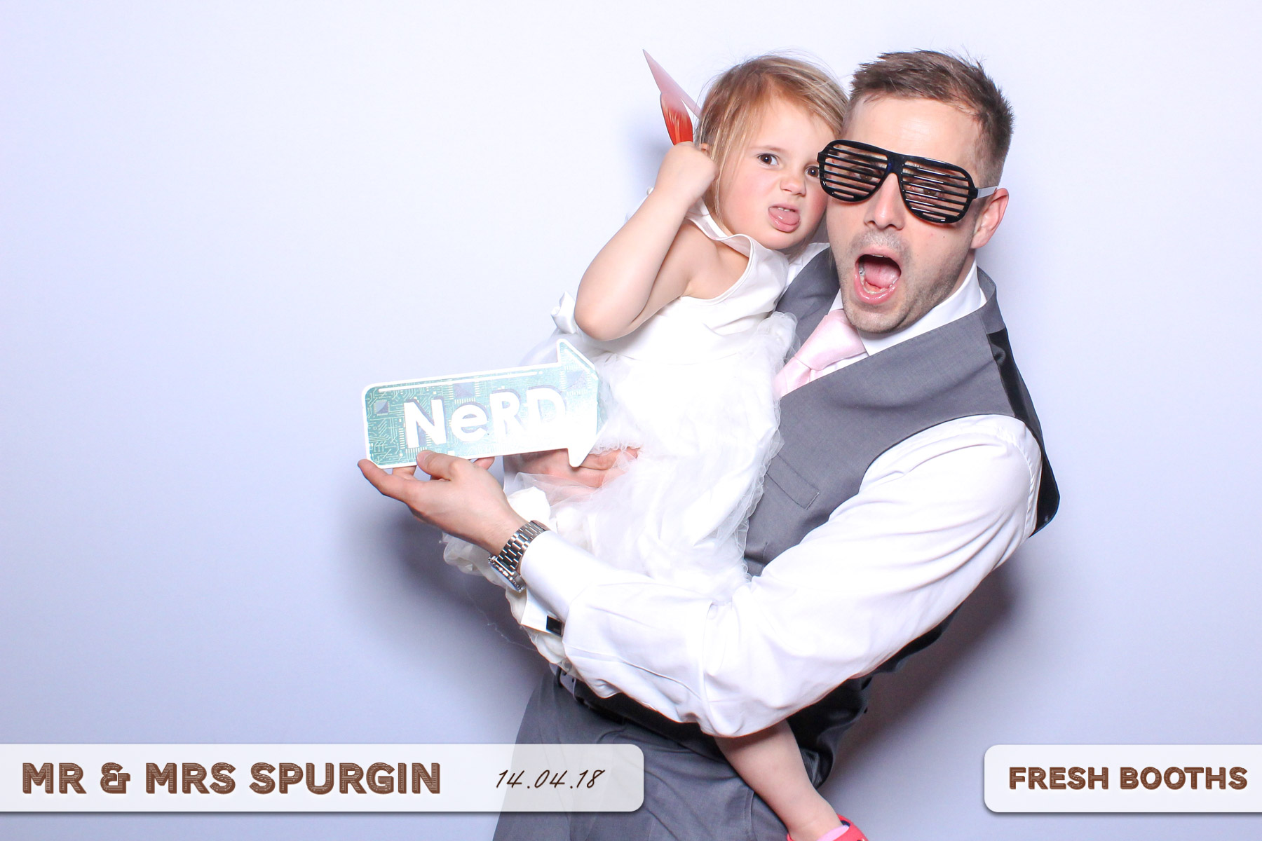 Mr & Mrs Spurgin | View more photos from the event at gallery.freshbooths.com/u/FreshBooths/Mr-Mrs-Spurgin