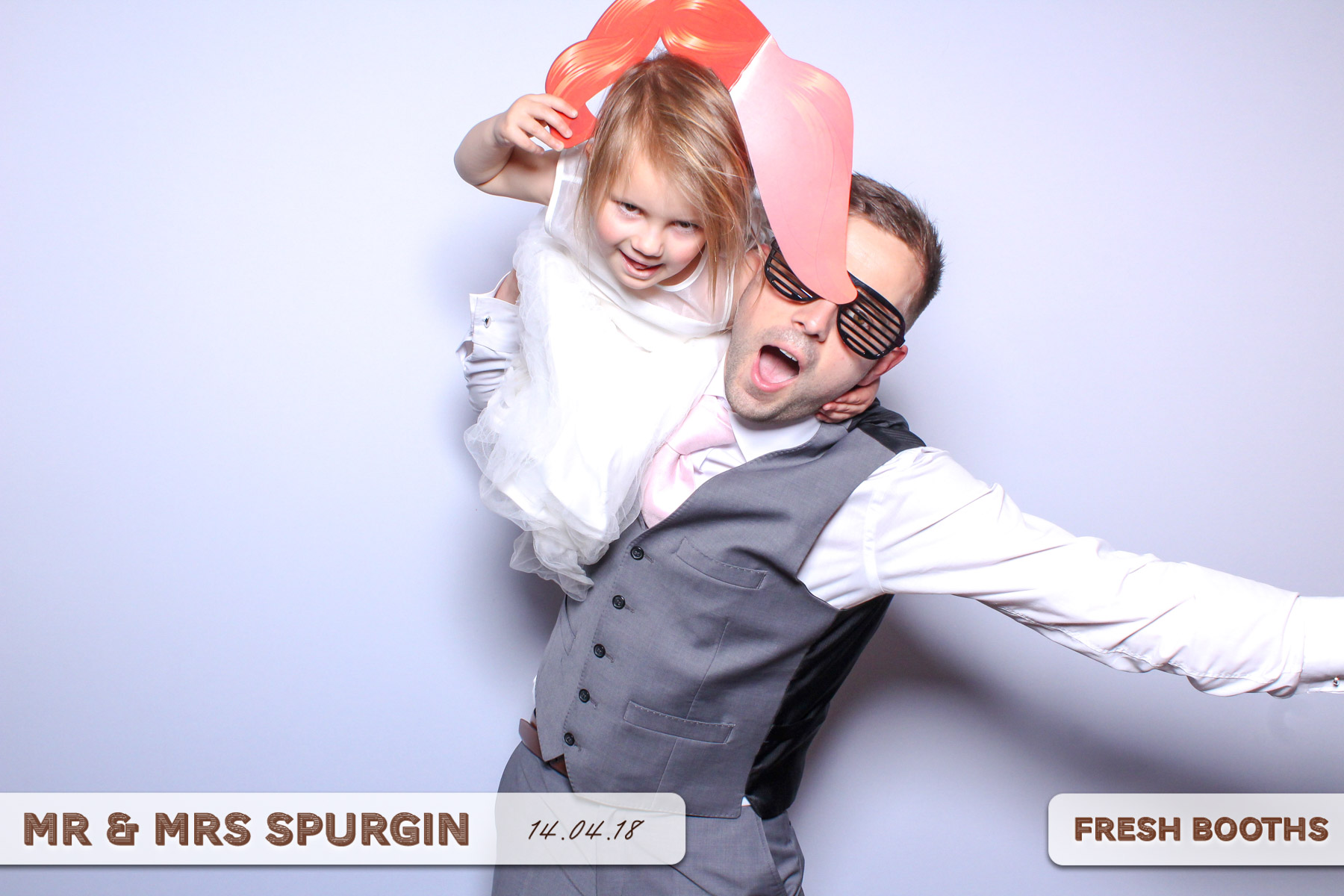 Mr & Mrs Spurgin | View more photos from the event at gallery.freshbooths.com/u/FreshBooths/Mr-Mrs-Spurgin