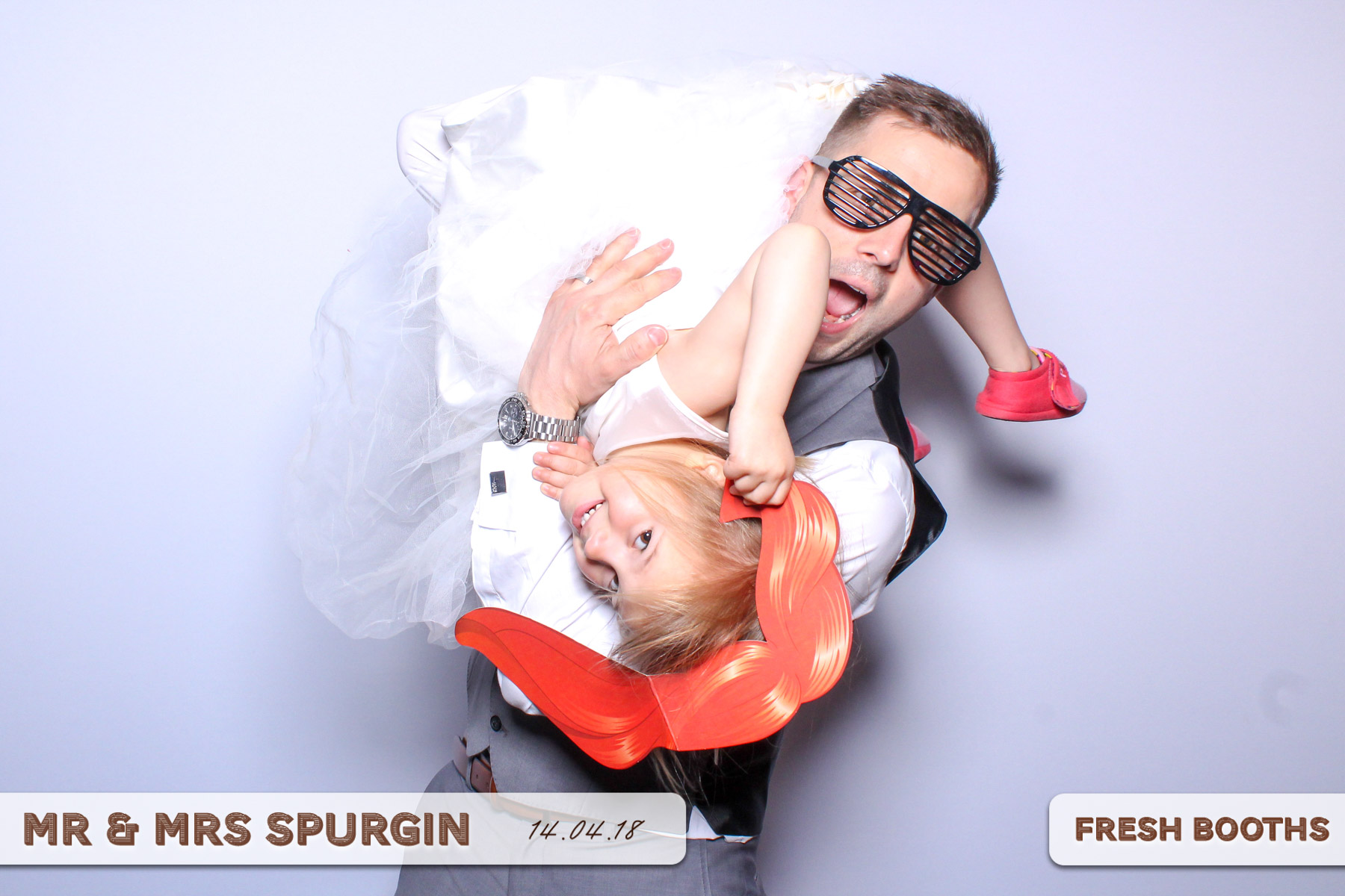 Mr & Mrs Spurgin | View more photos from the event at gallery.freshbooths.com/u/FreshBooths/Mr-Mrs-Spurgin