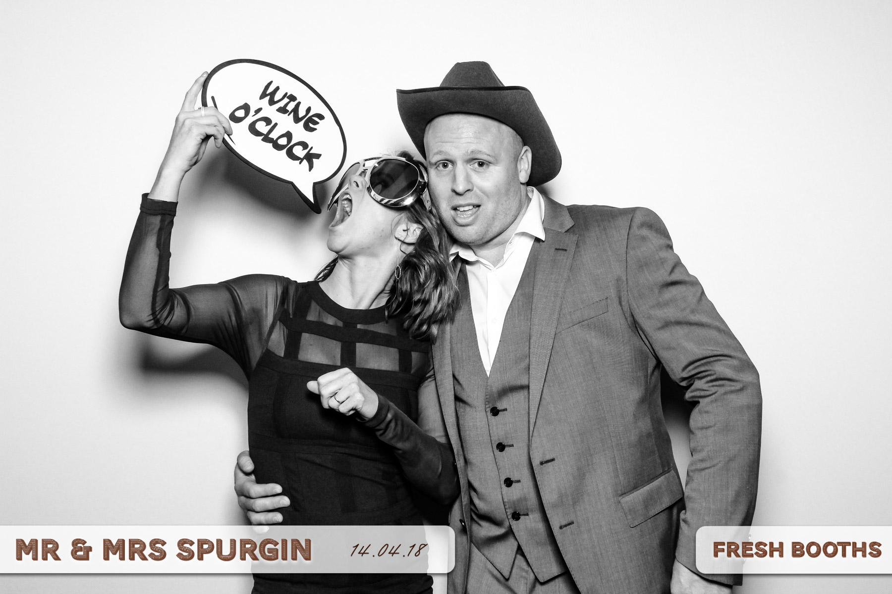 Mr & Mrs Spurgin | View more photos from the event at gallery.freshbooths.com/u/FreshBooths/Mr-Mrs-Spurgin