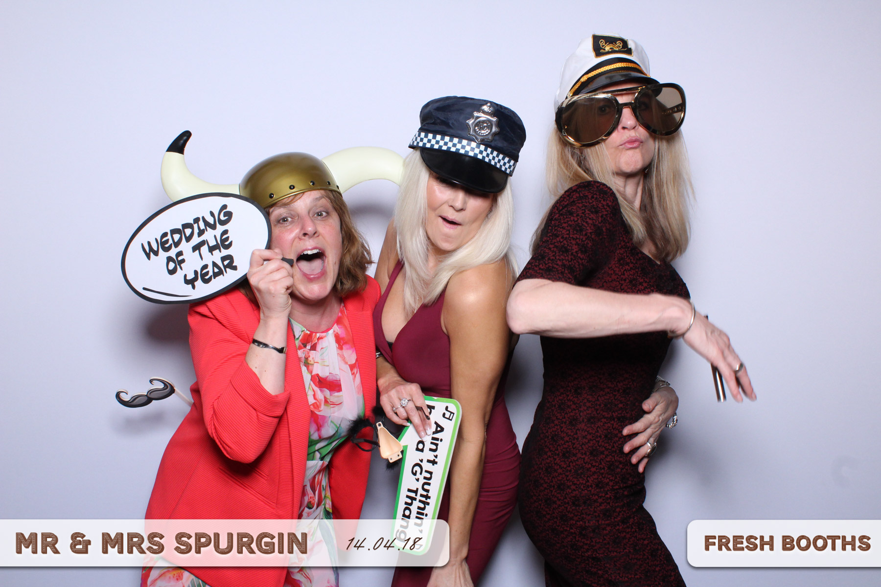 Mr & Mrs Spurgin | View more photos from the event at gallery.freshbooths.com/u/FreshBooths/Mr-Mrs-Spurgin