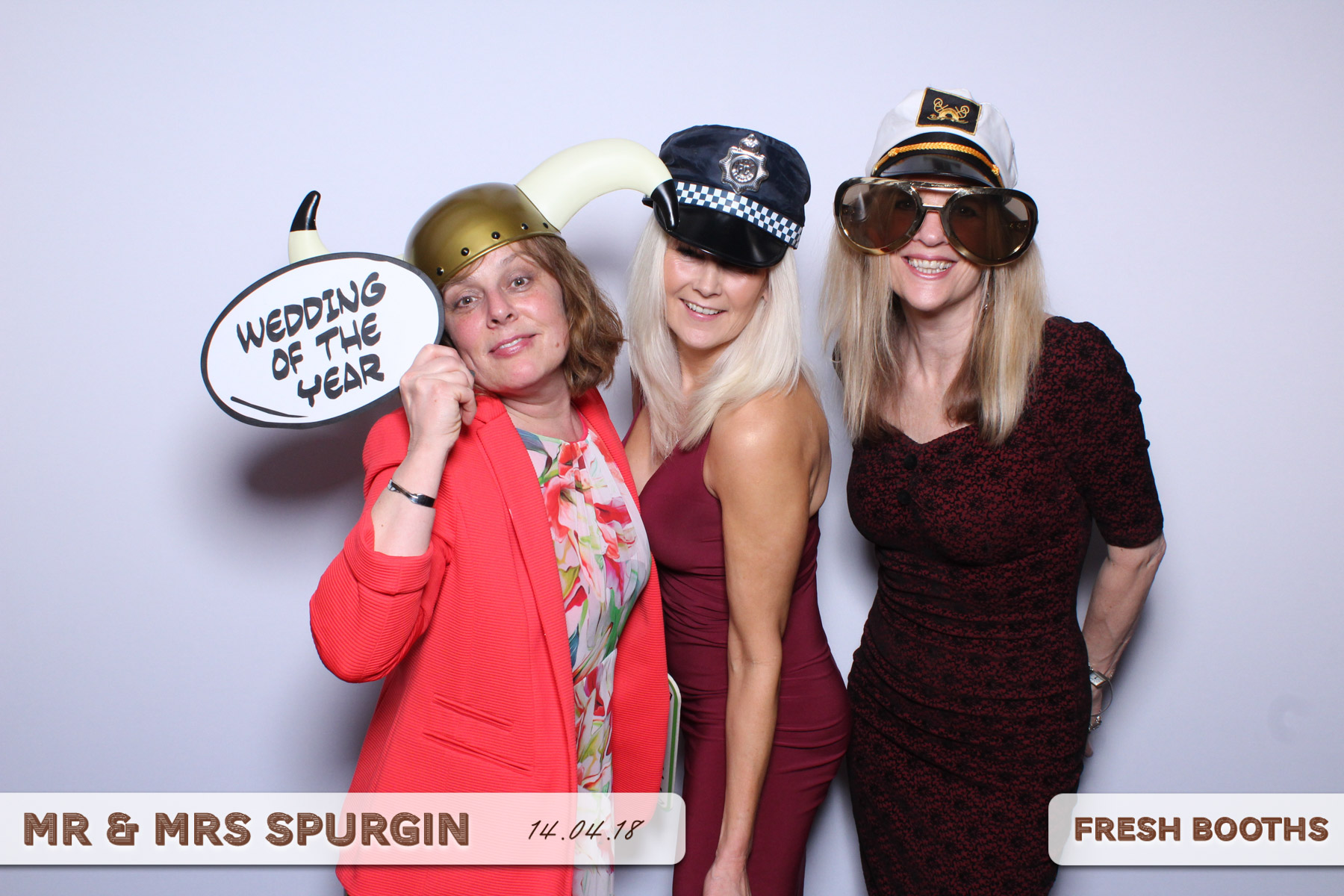 Mr & Mrs Spurgin | View more photos from the event at gallery.freshbooths.com/u/FreshBooths/Mr-Mrs-Spurgin