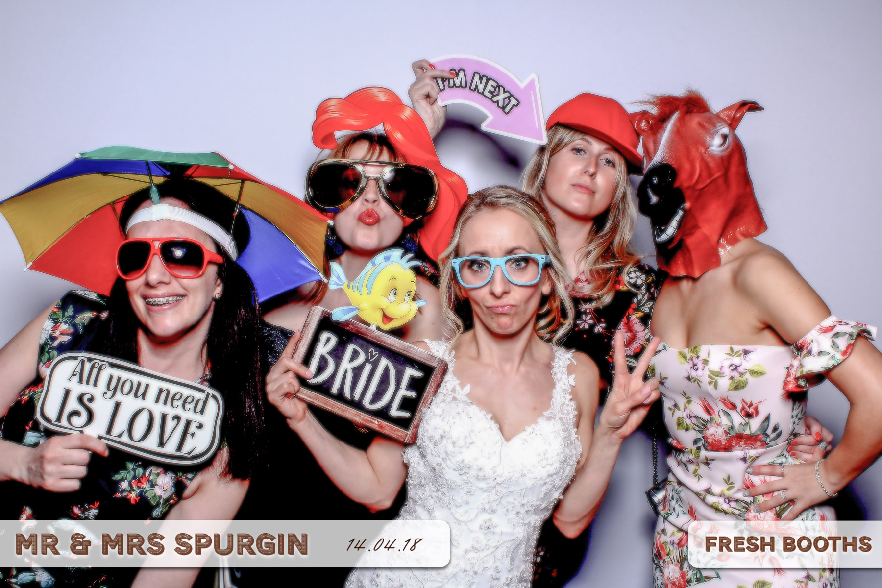Mr & Mrs Spurgin | View more photos from the event at gallery.freshbooths.com/u/FreshBooths/Mr-Mrs-Spurgin