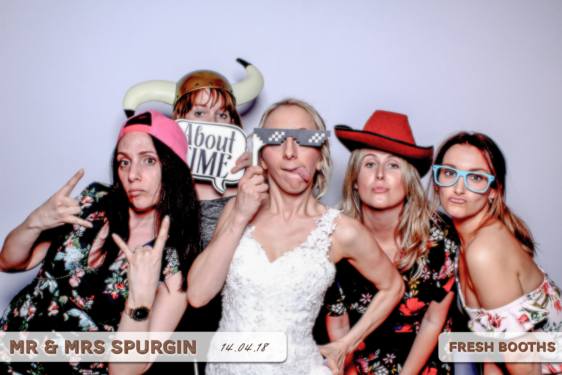 Mr & Mrs Spurgin | View more photos from the event at gallery.freshbooths.com/u/FreshBooths/Mr-Mrs-Spurgin