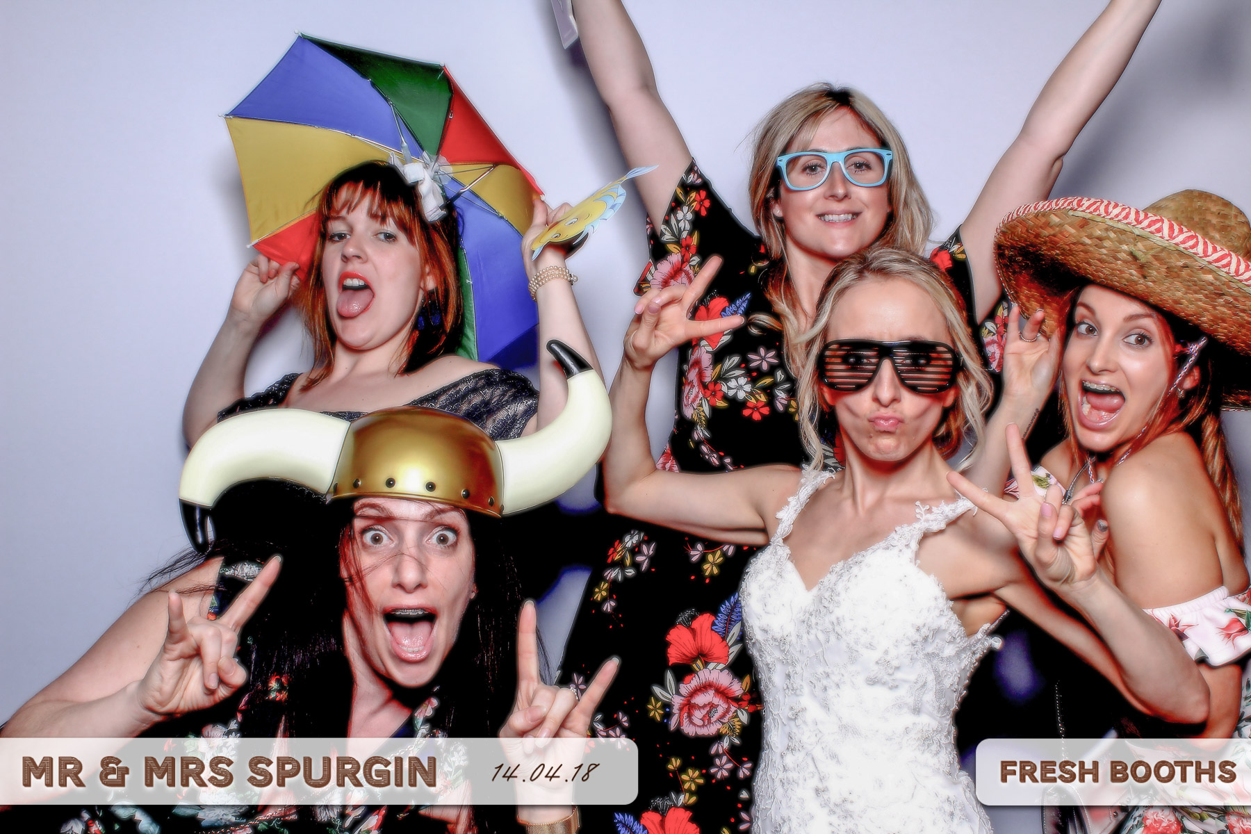 Mr & Mrs Spurgin | View more photos from the event at gallery.freshbooths.com/u/FreshBooths/Mr-Mrs-Spurgin