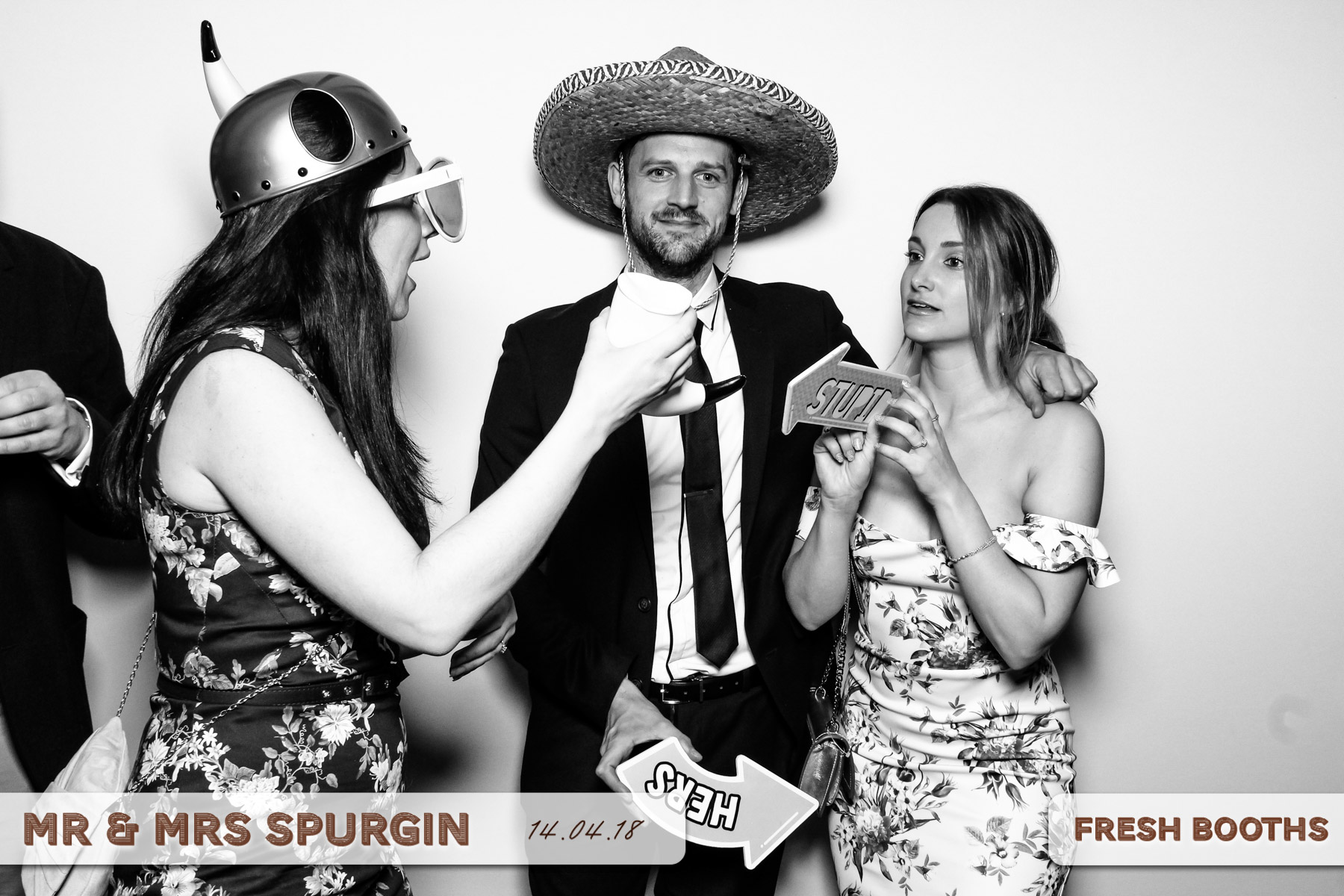 Mr & Mrs Spurgin | View more photos from the event at gallery.freshbooths.com/u/FreshBooths/Mr-Mrs-Spurgin