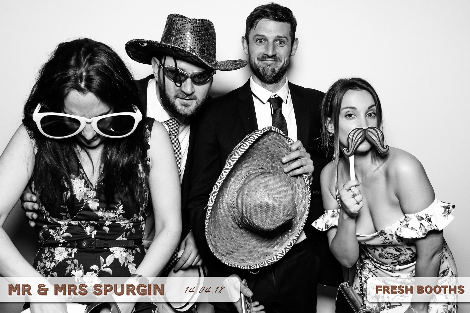 Mr & Mrs Spurgin | View more photos from the event at gallery.freshbooths.com/u/FreshBooths/Mr-Mrs-Spurgin