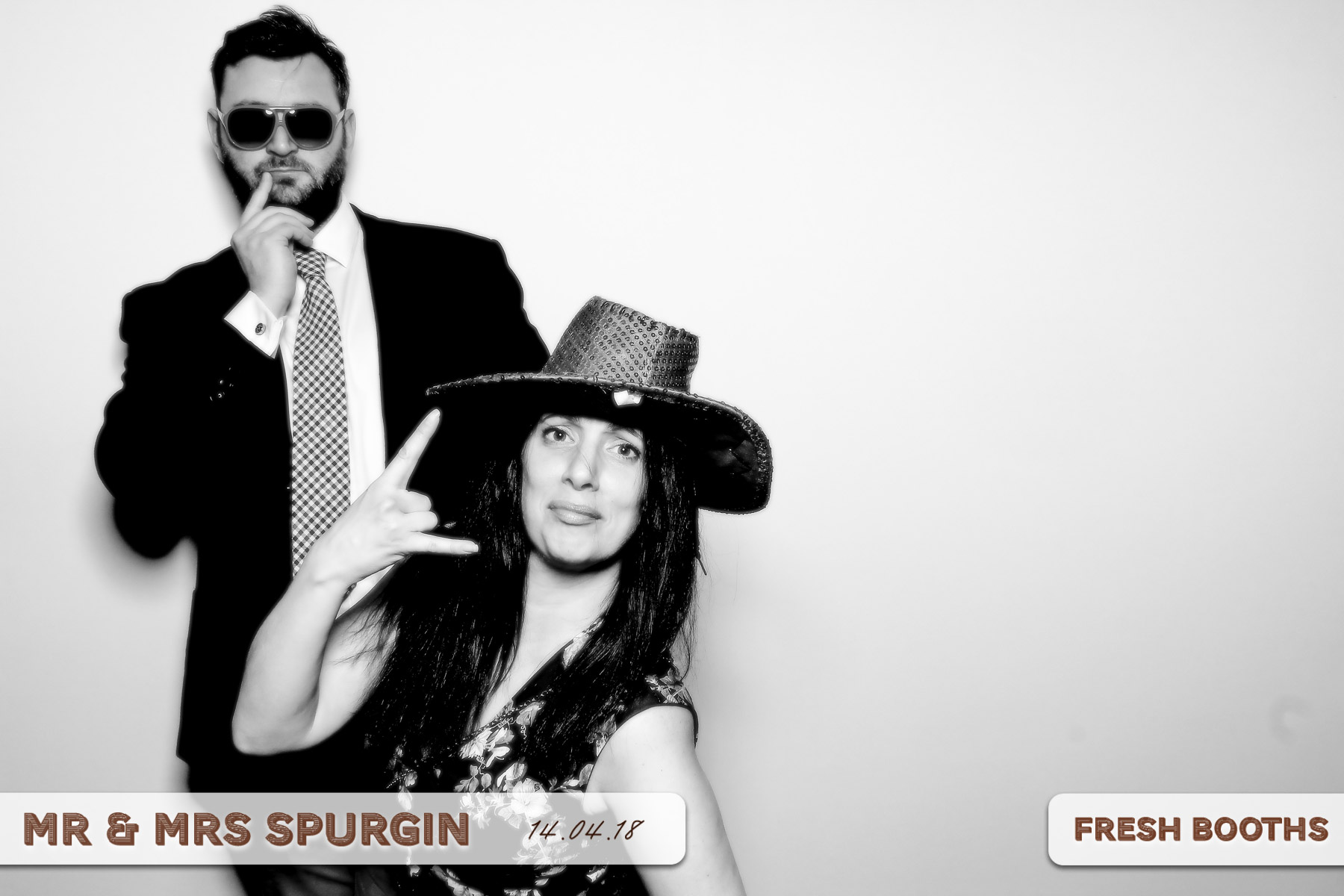 Mr & Mrs Spurgin | View more photos from the event at gallery.freshbooths.com/u/FreshBooths/Mr-Mrs-Spurgin