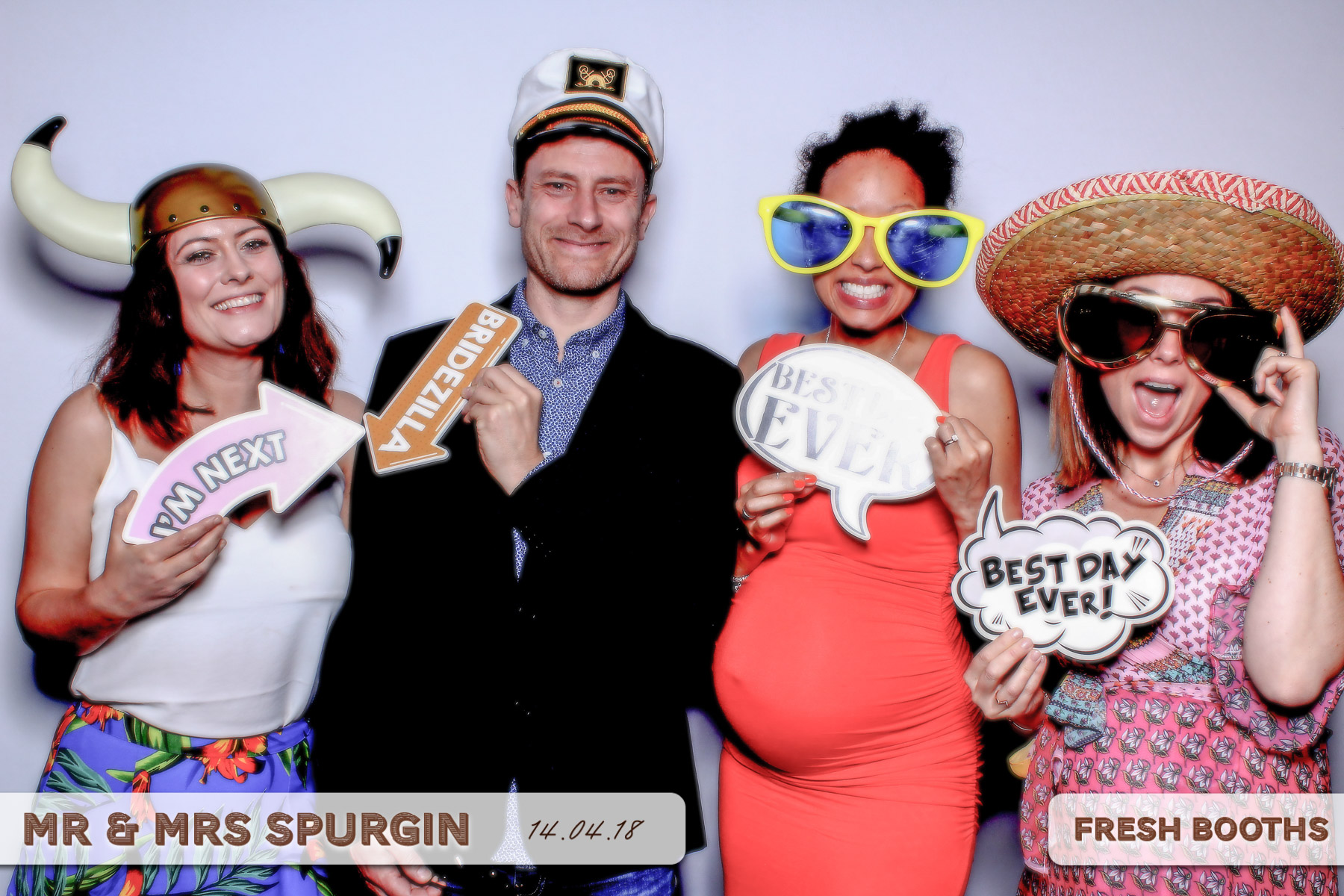 Mr & Mrs Spurgin | View more photos from the event at gallery.freshbooths.com/u/FreshBooths/Mr-Mrs-Spurgin