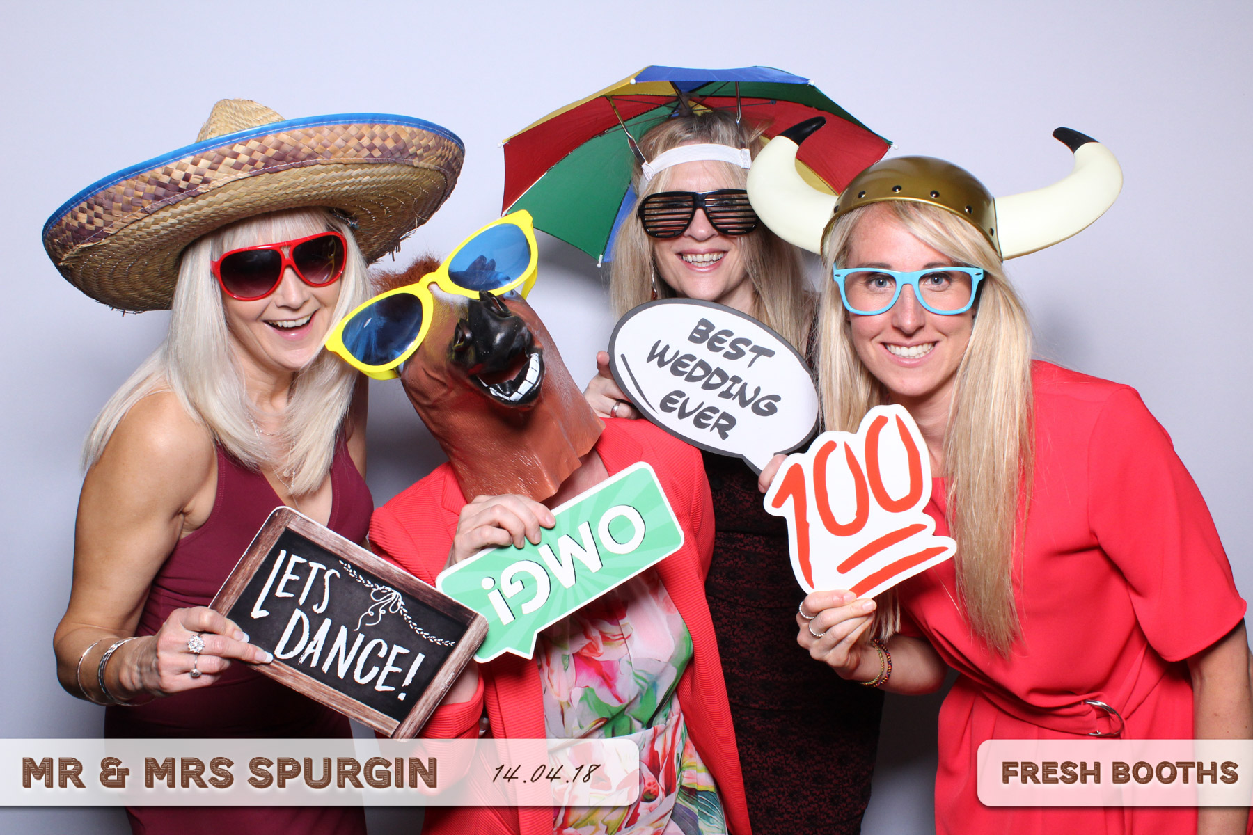 Mr & Mrs Spurgin | View more photos from the event at gallery.freshbooths.com/u/FreshBooths/Mr-Mrs-Spurgin
