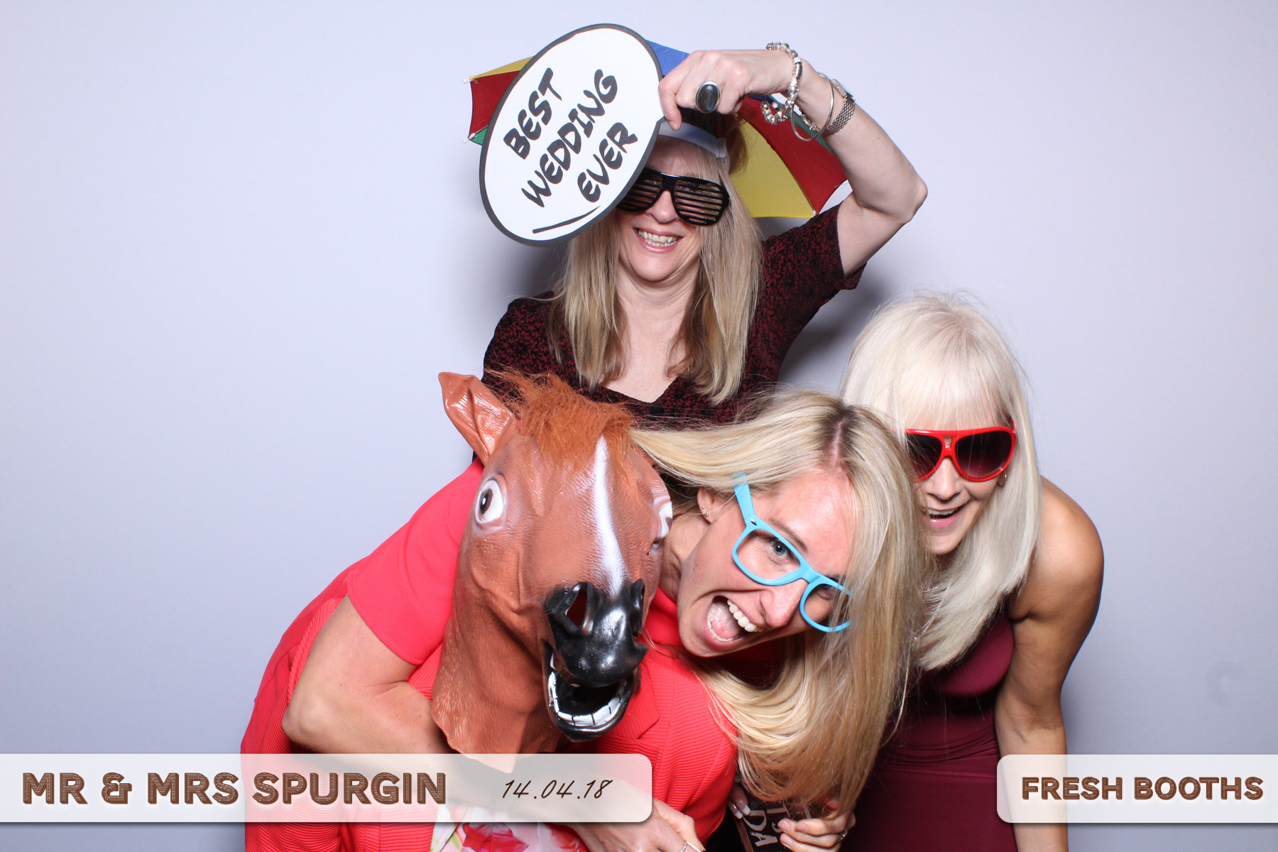 Mr & Mrs Spurgin | View more photos from the event at gallery.freshbooths.com/u/FreshBooths/Mr-Mrs-Spurgin