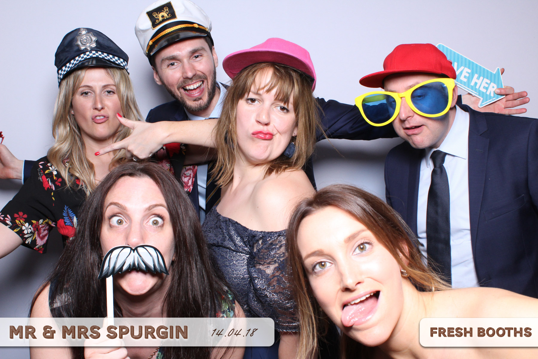Mr & Mrs Spurgin | View more photos from the event at gallery.freshbooths.com/u/FreshBooths/Mr-Mrs-Spurgin