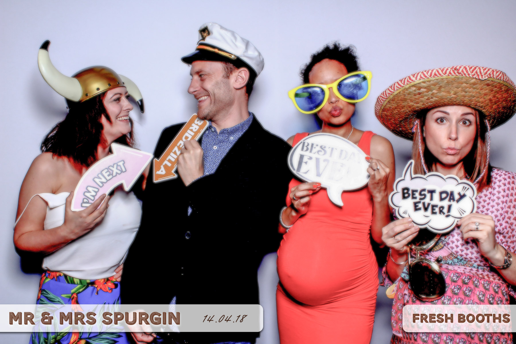 Mr & Mrs Spurgin | View more photos from the event at gallery.freshbooths.com/u/FreshBooths/Mr-Mrs-Spurgin