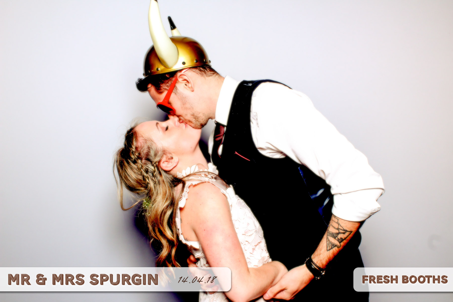 Mr & Mrs Spurgin | View more photos from the event at gallery.freshbooths.com/u/FreshBooths/Mr-Mrs-Spurgin