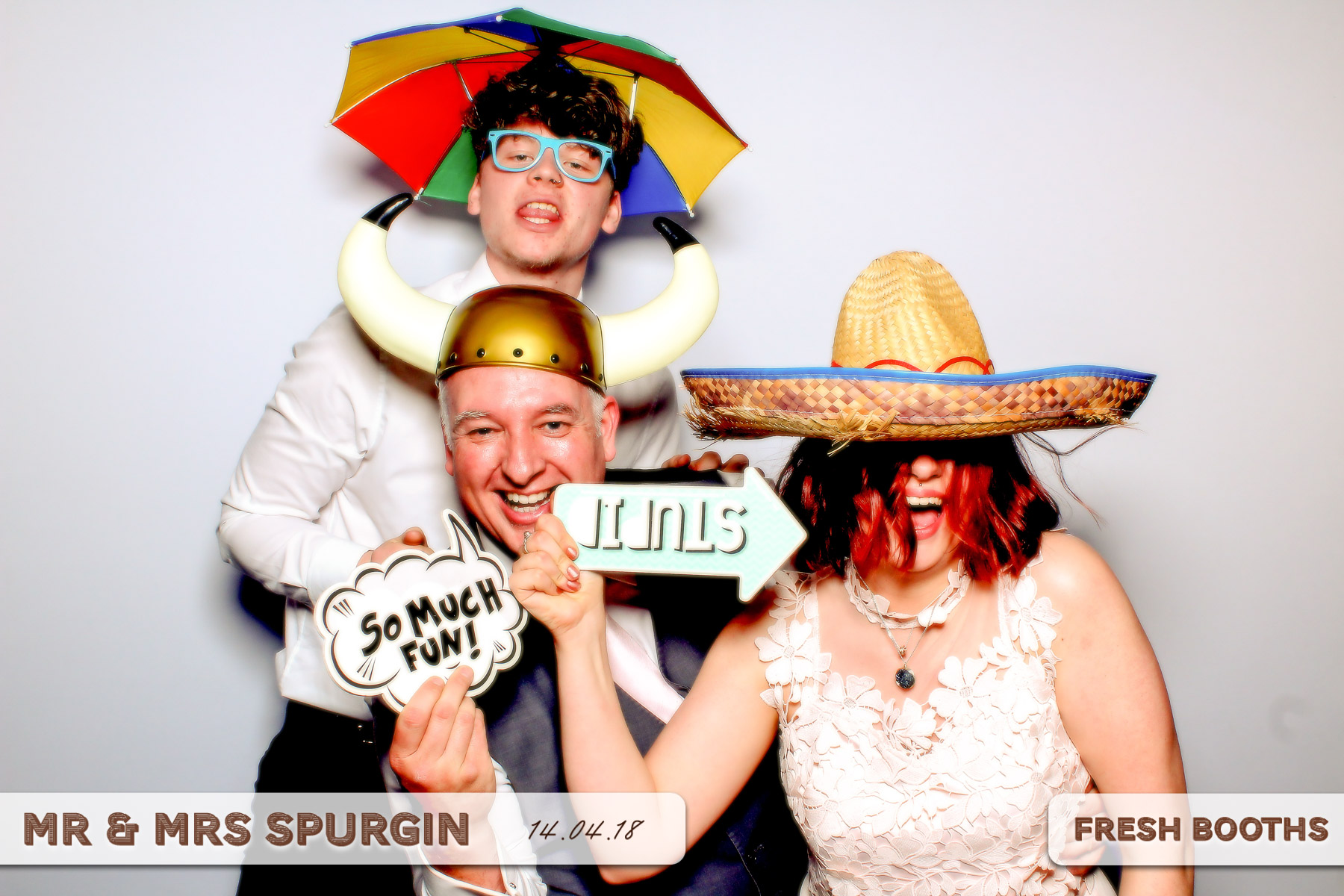 Mr & Mrs Spurgin | View more photos from the event at gallery.freshbooths.com/u/FreshBooths/Mr-Mrs-Spurgin