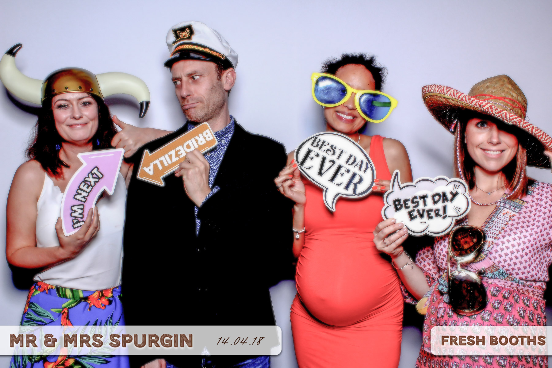 Mr & Mrs Spurgin | View more photos from the event at gallery.freshbooths.com/u/FreshBooths/Mr-Mrs-Spurgin