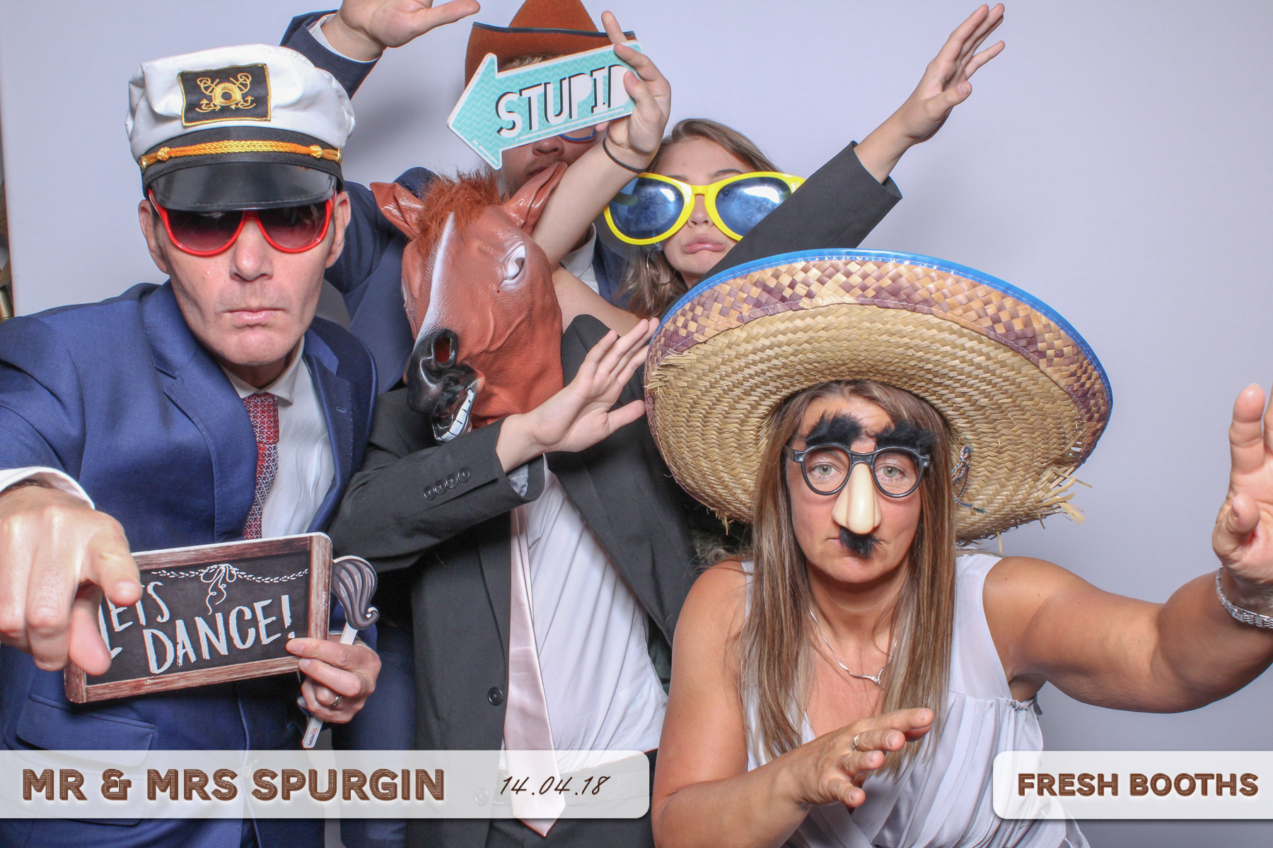 Mr & Mrs Spurgin | View more photos from the event at gallery.freshbooths.com/u/FreshBooths/Mr-Mrs-Spurgin