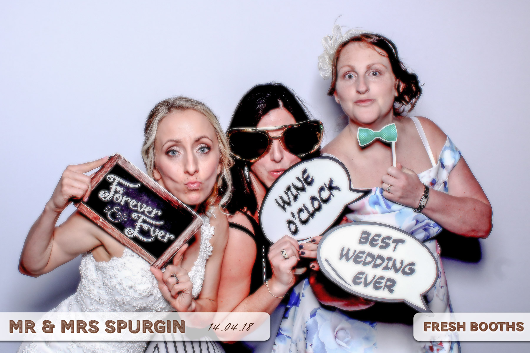 Mr & Mrs Spurgin | View more photos from the event at gallery.freshbooths.com/u/FreshBooths/Mr-Mrs-Spurgin